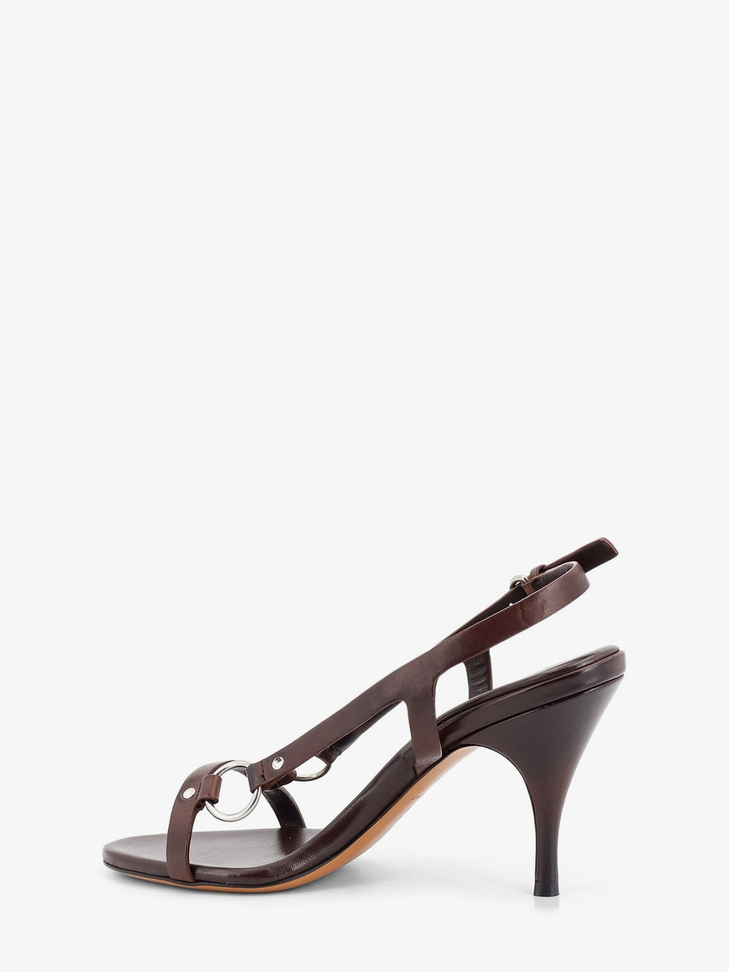Miu Miu Women Leather Sandals With Metal Detail MIU MIU