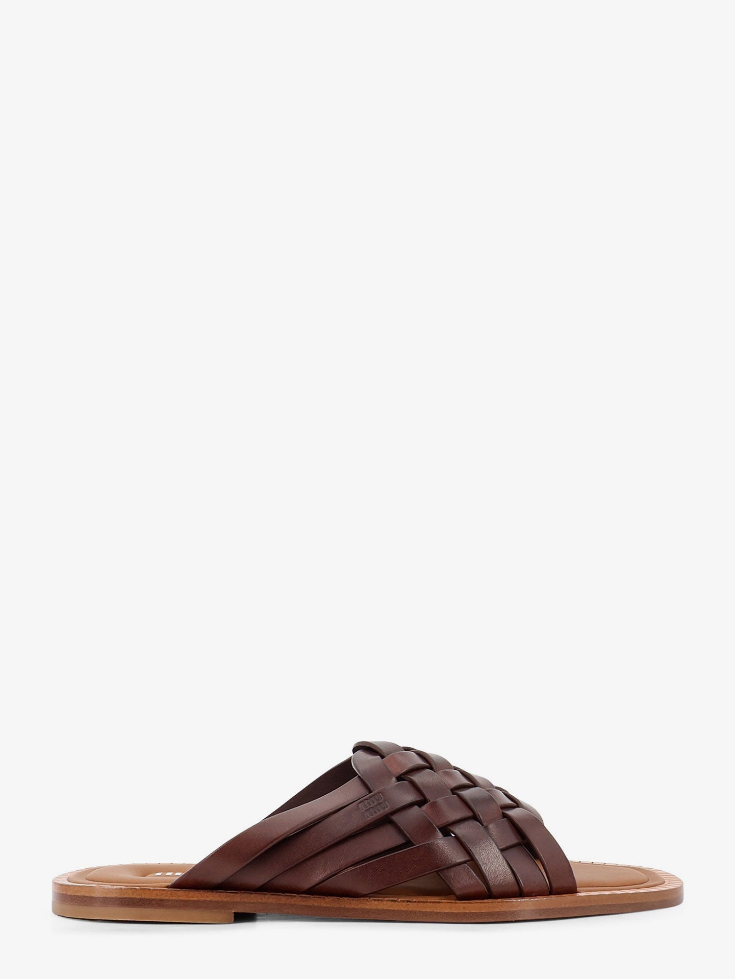 Miu Miu Women Leather Sandals MIU MIU