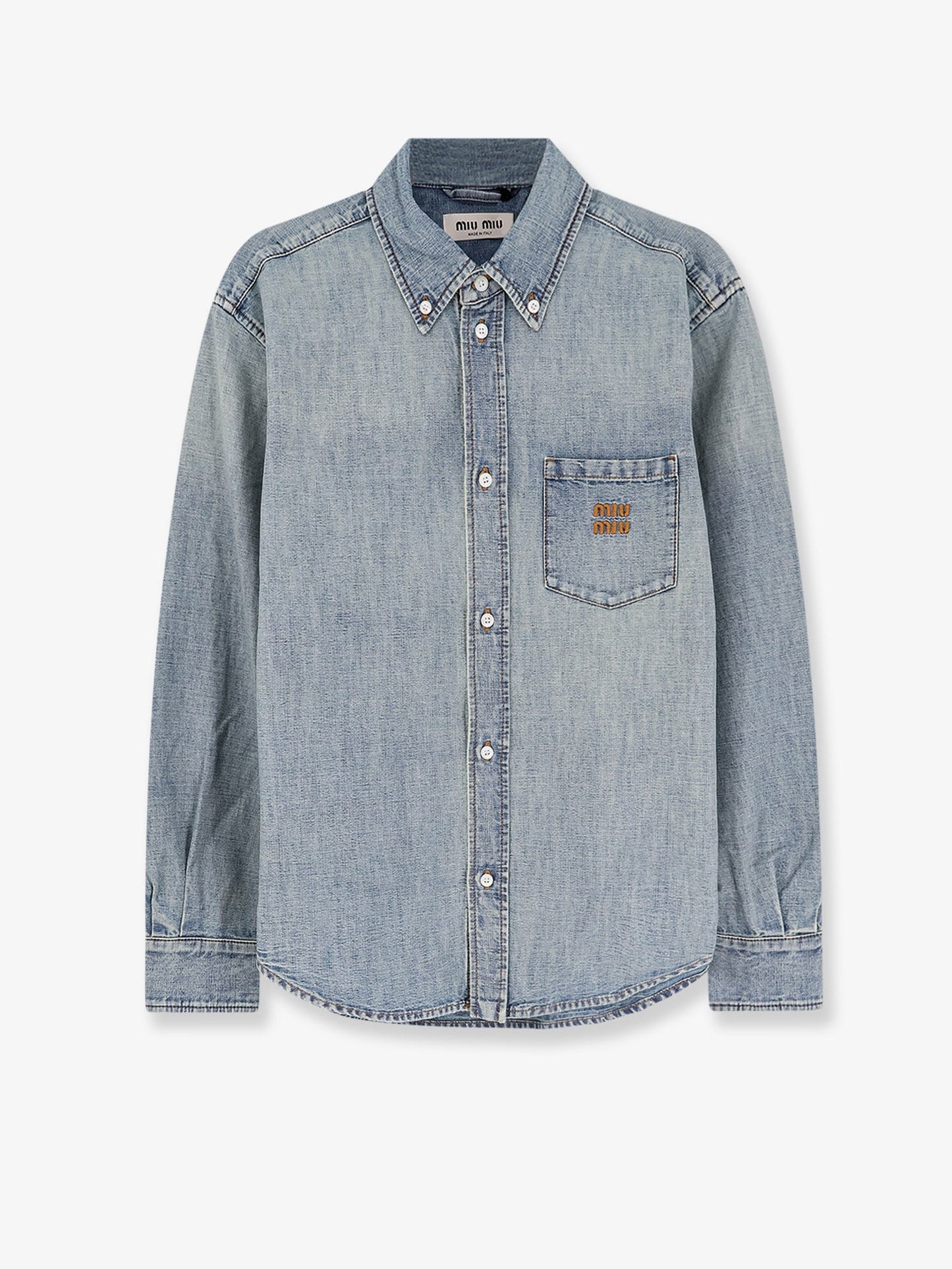 Miu Miu Women Denim Shirt MIU MIU