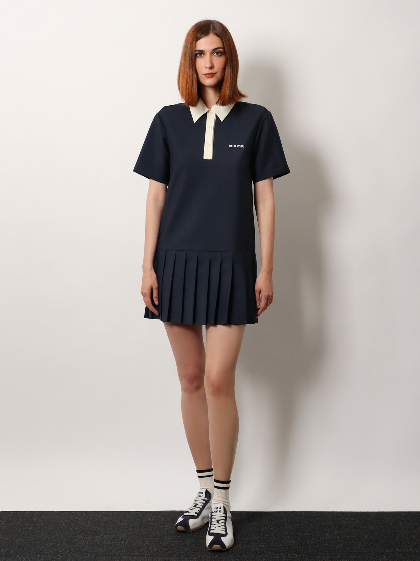 Miu Miu Women Mohair And Virgin Wool Short Dress MIU MIU