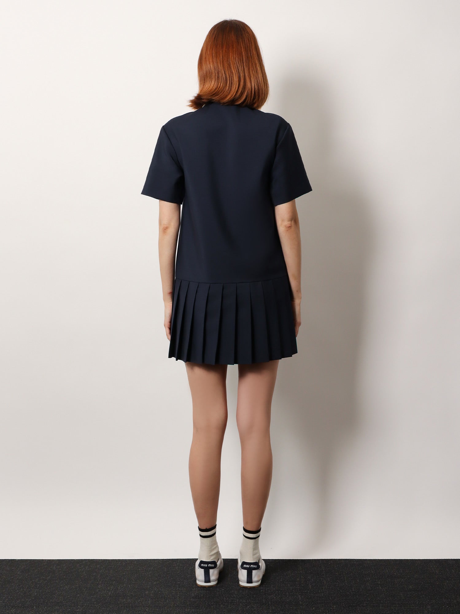 Miu Miu Women Mohair And Virgin Wool Short Dress MIU MIU