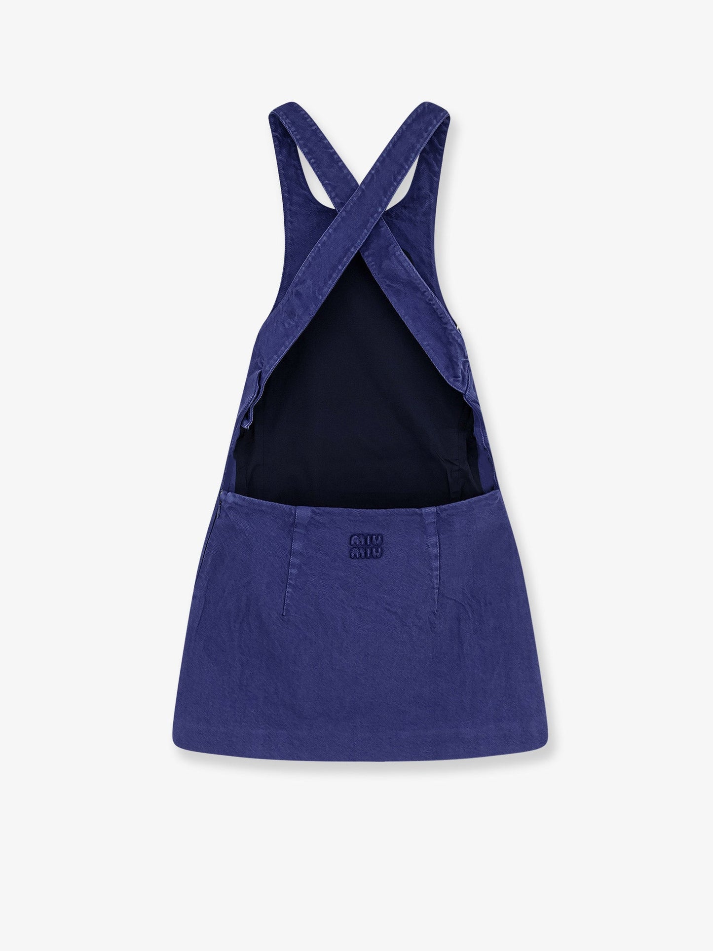 Miu Miu Women Mini Denim Dress MIU MIU