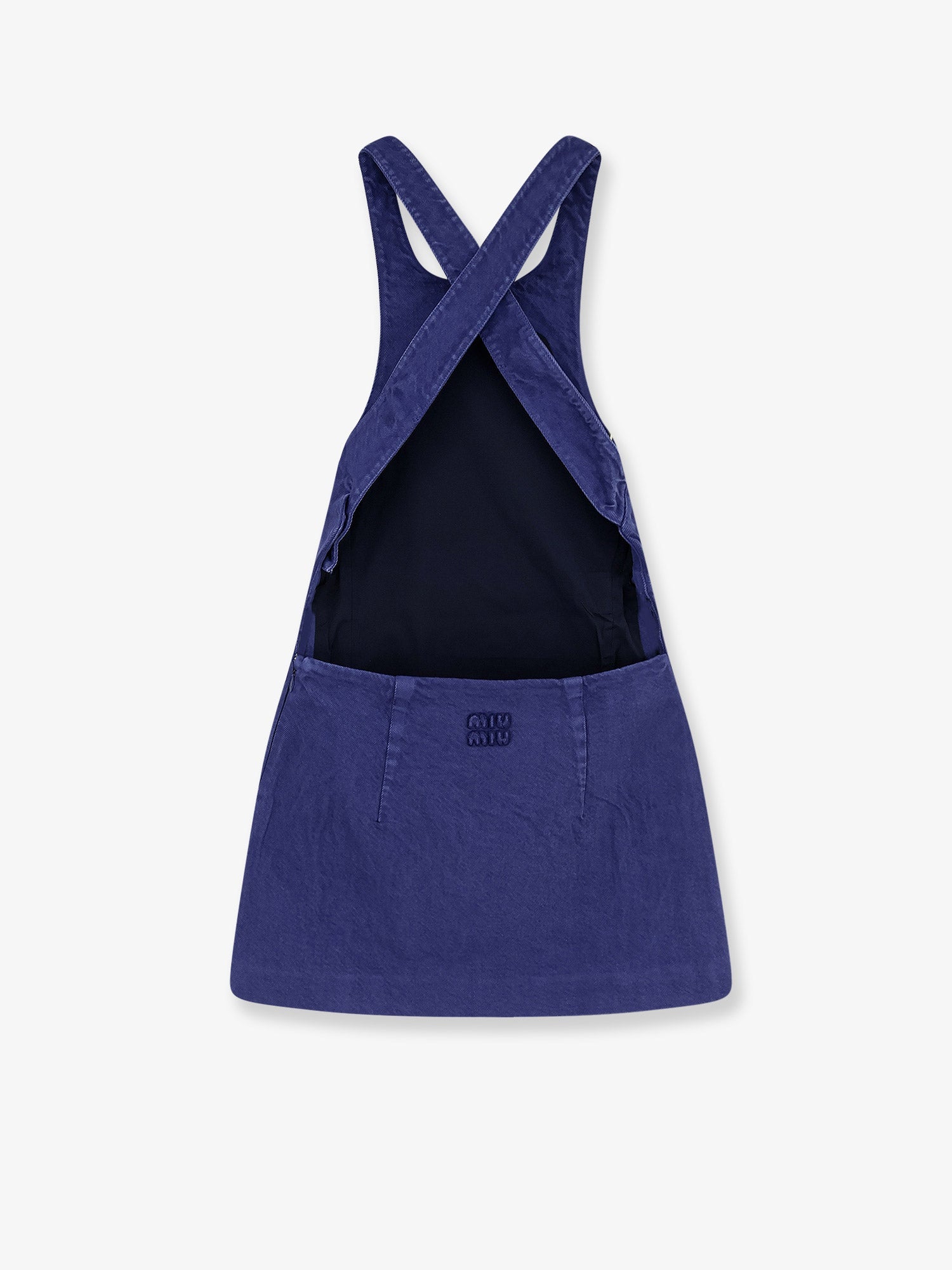 Miu Miu Women Mini Denim Dress MIU MIU