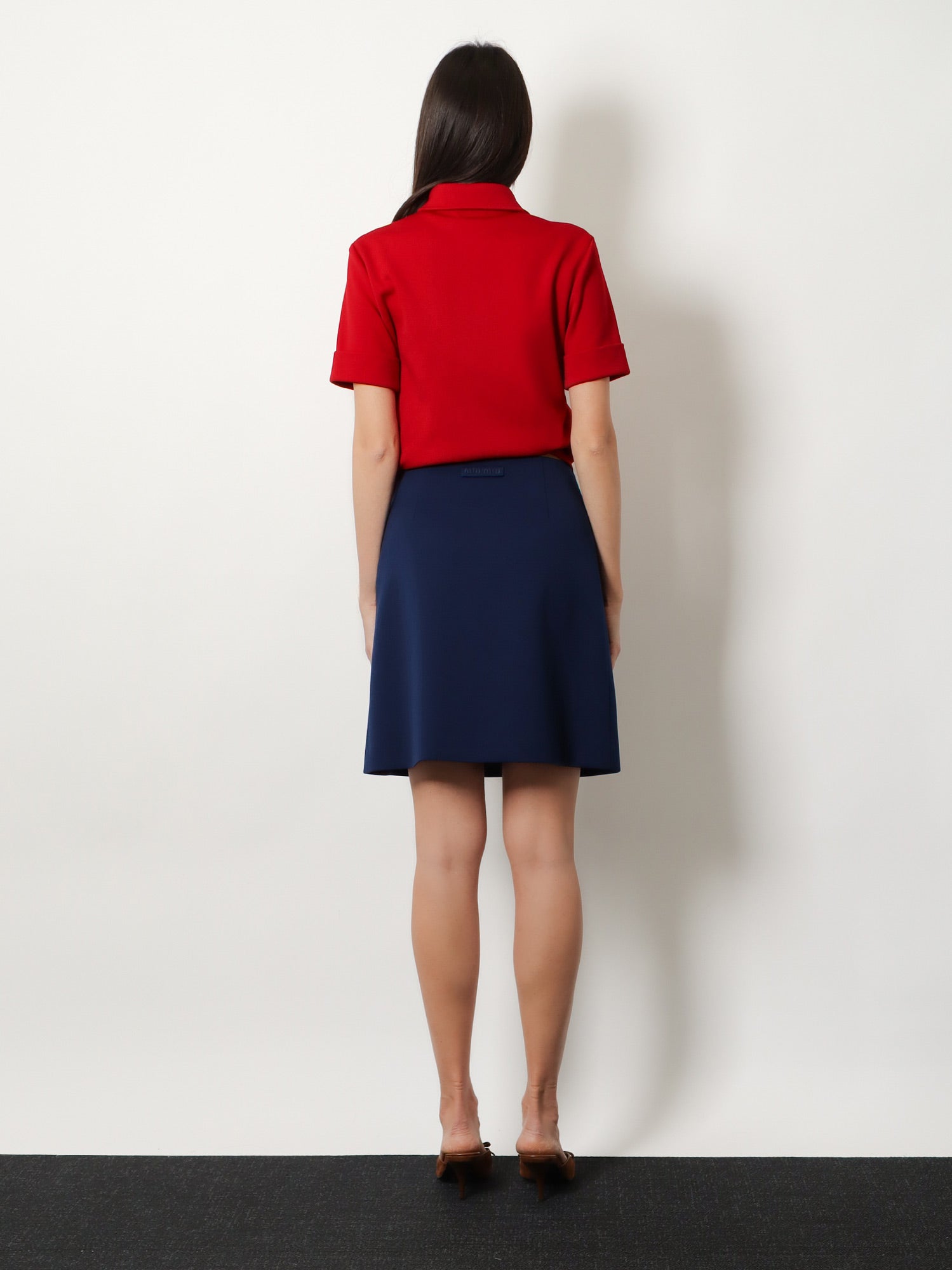 Miu Miu Women Skirt With Pleats MIU MIU