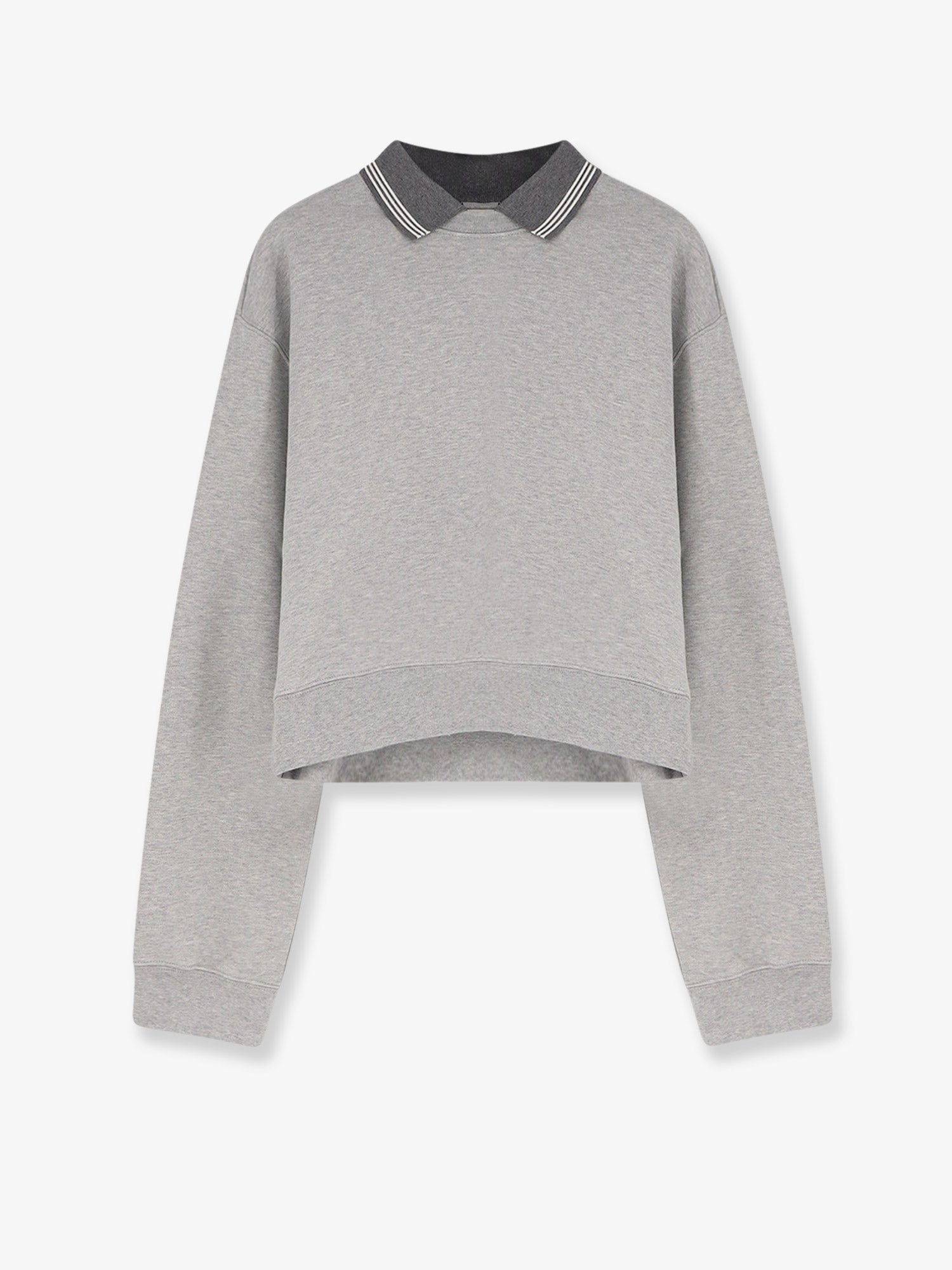 Miu Miu Women Melange Cotton Sweatshirt MIU MIU