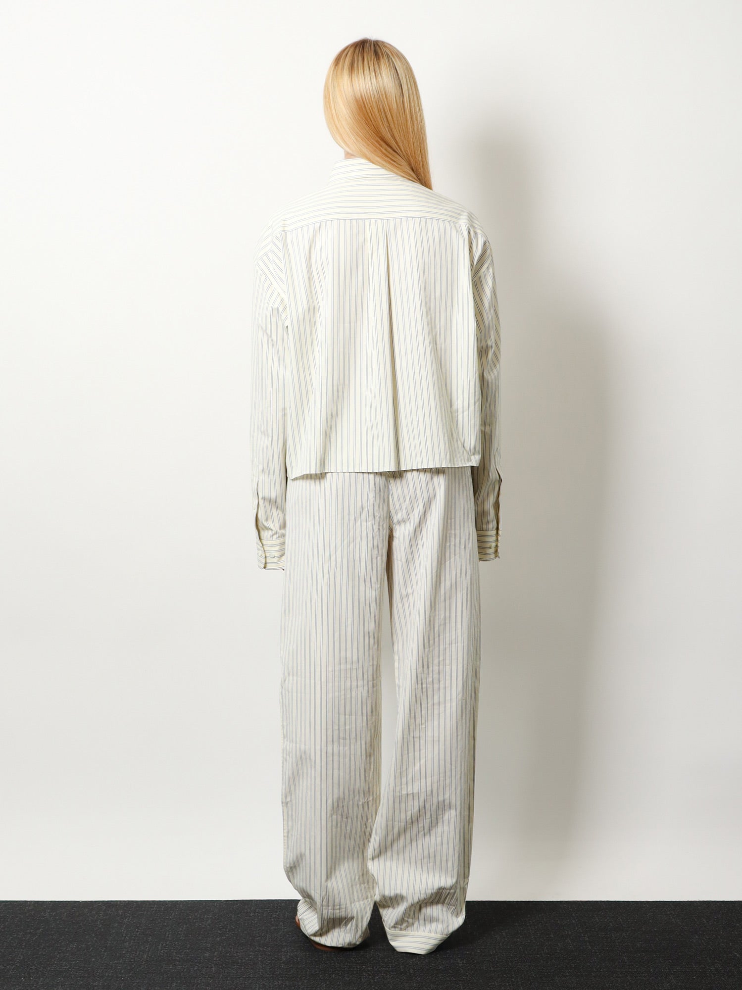 Miu Miu Women Striped Cotton Shirt MIU MIU
