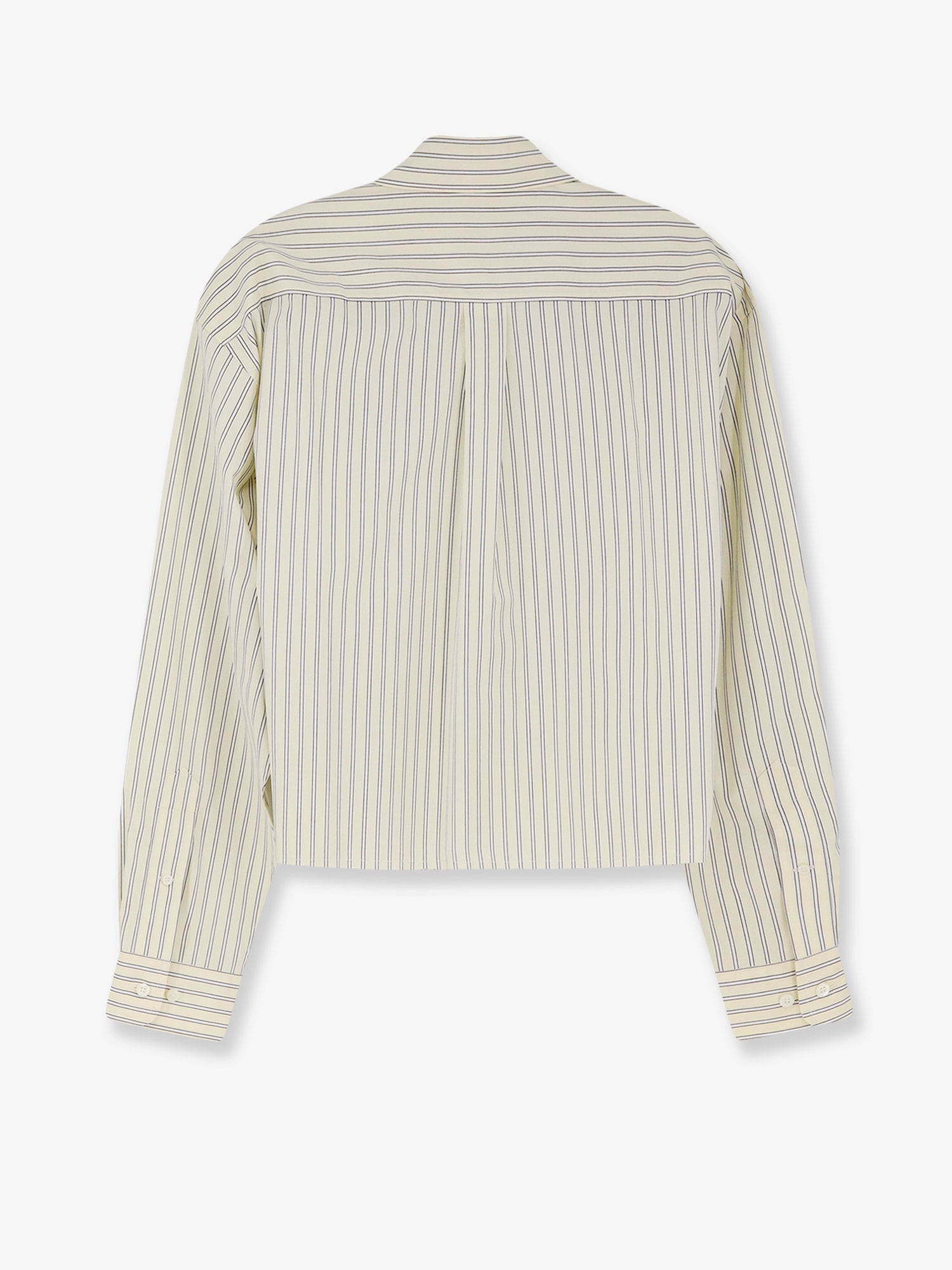 Miu Miu Women Striped Cotton Shirt MIU MIU