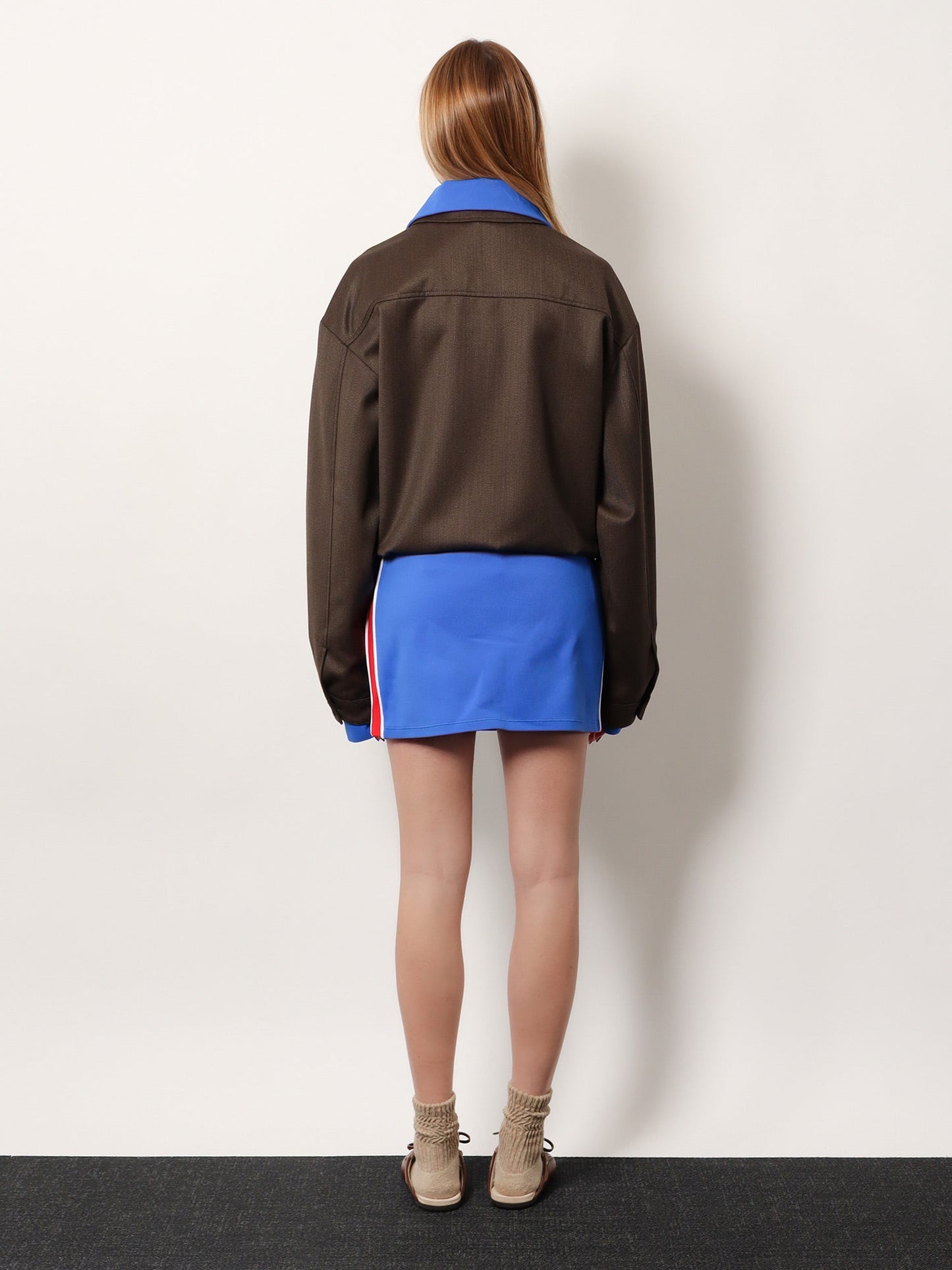 Miu Miu Women Recycled Material Mini Skirt MIU MIU