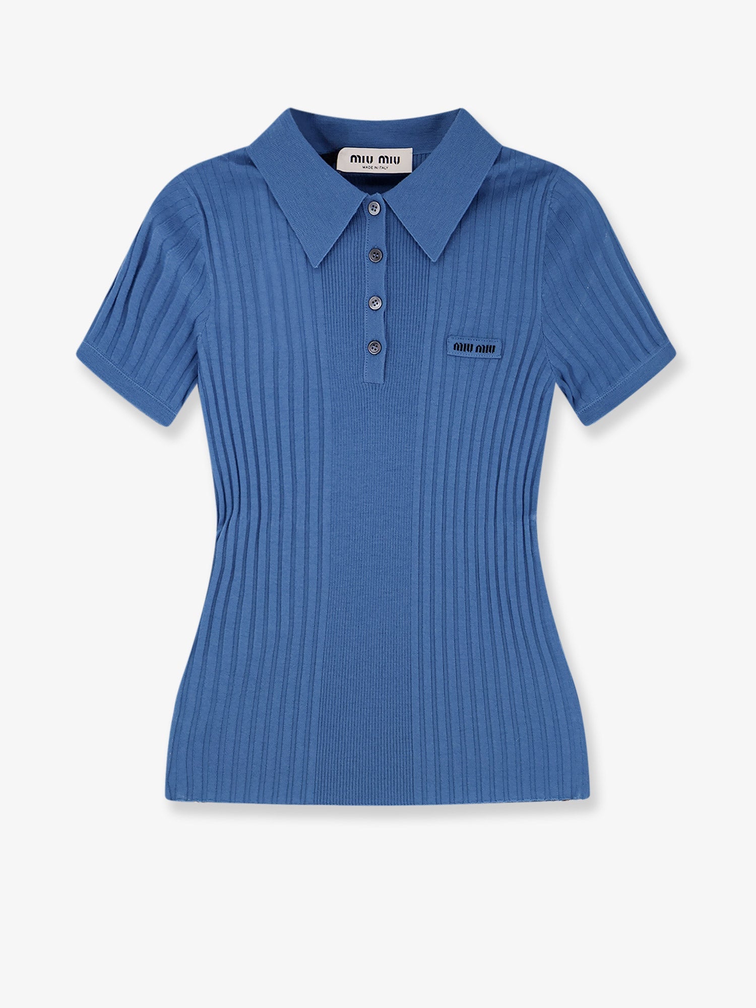 Miu Miu Women Virgin Wool Polo Shirt MIU MIU