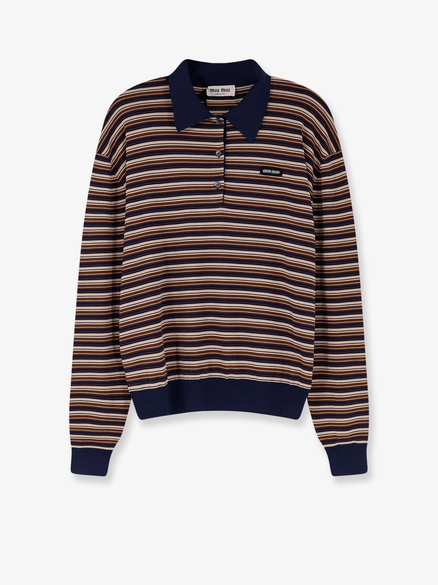 Miu Miu Women Virgin Wool Polo Shirt MIU MIU