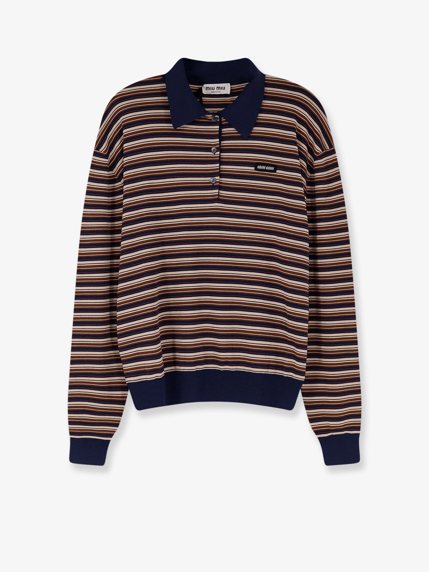 Miu Miu Women Virgin Wool Polo Shirt MIU MIU