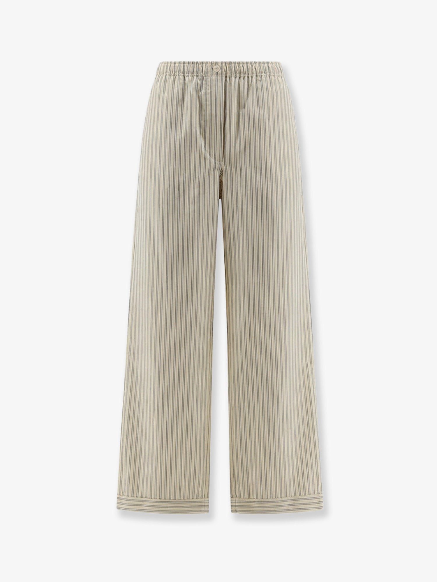Miu Miu Women Striped Cotton Pajama Pants MIU MIU