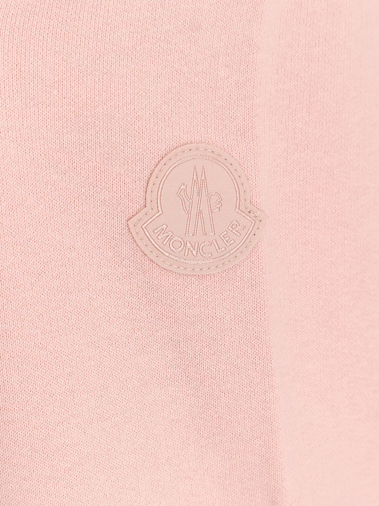 Moncler Women Cotton Sweatshirt With Logo Patch MONCLER