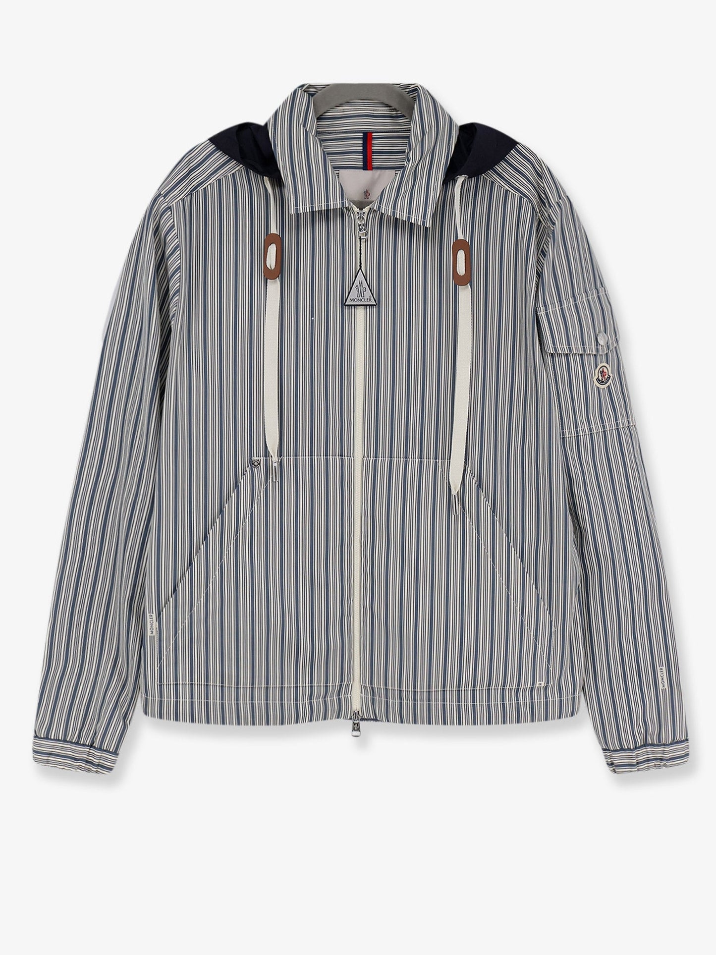 Moncler Men Havas Striped Cotton Jacket MONCLER