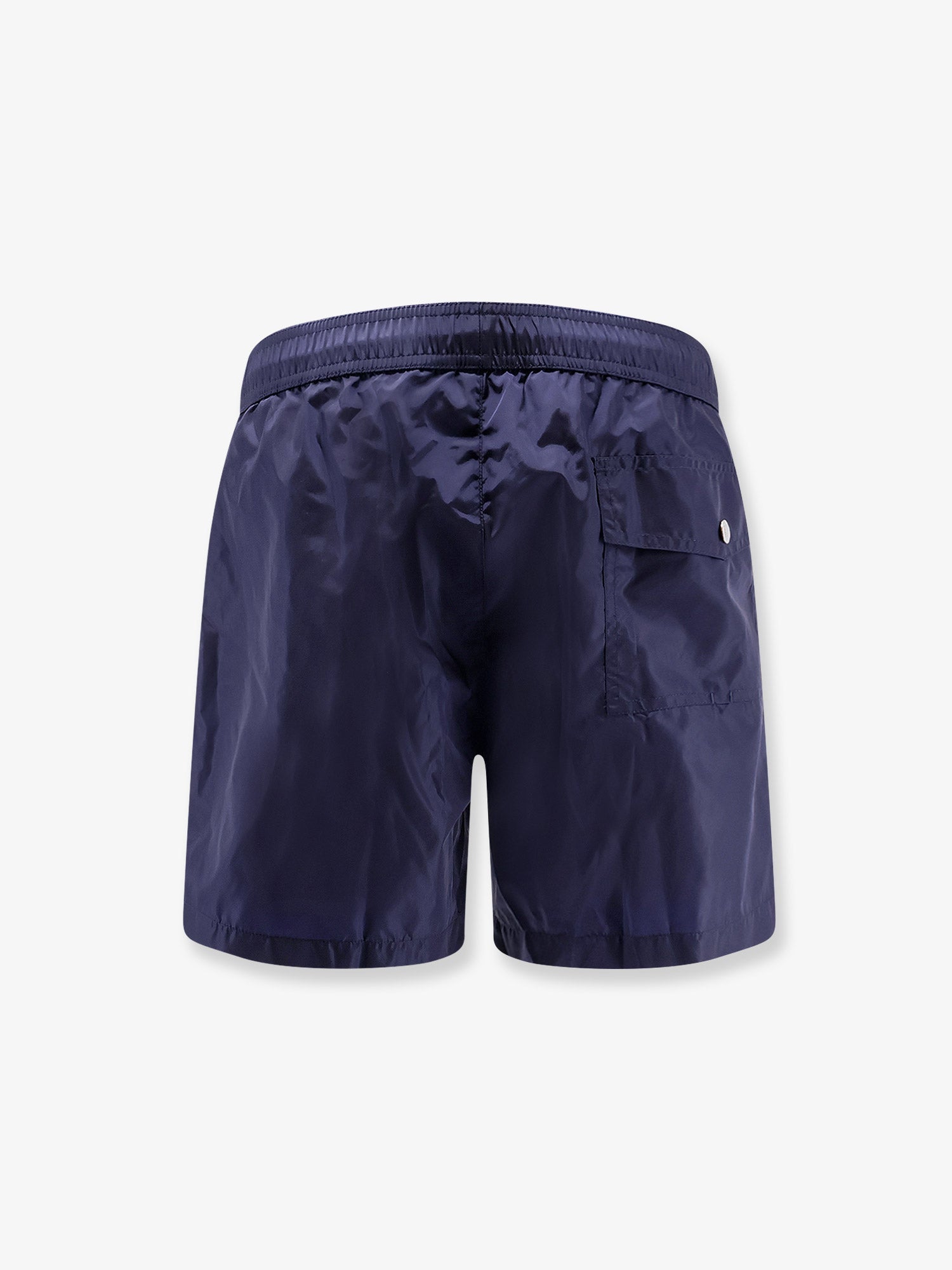 Moncler Men Nylon Swim Shorts With Side Logo Patch MONCLER