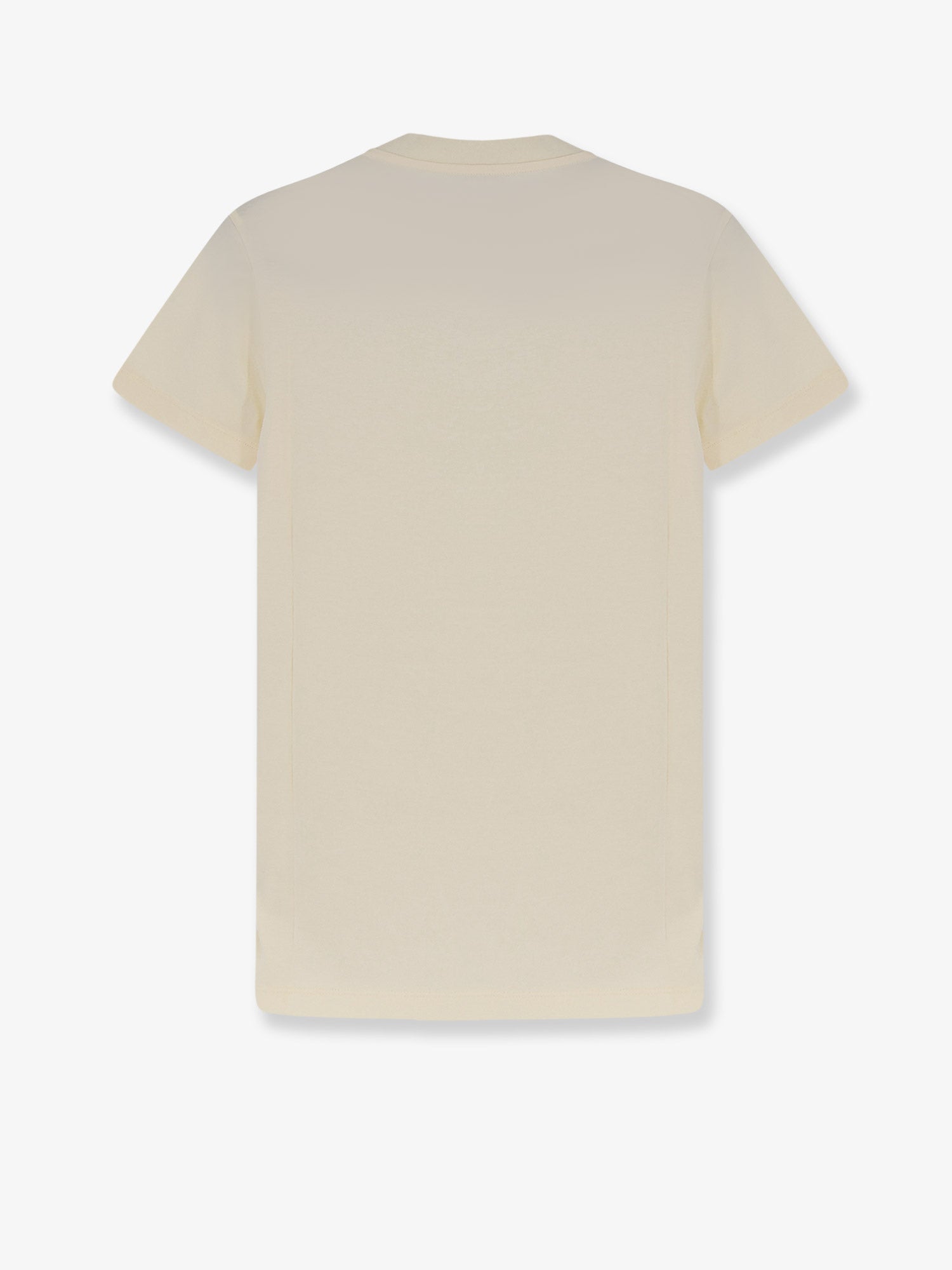 Moncler Women Cotton T-Shirt With Flocked Logo On The Front MONCLER