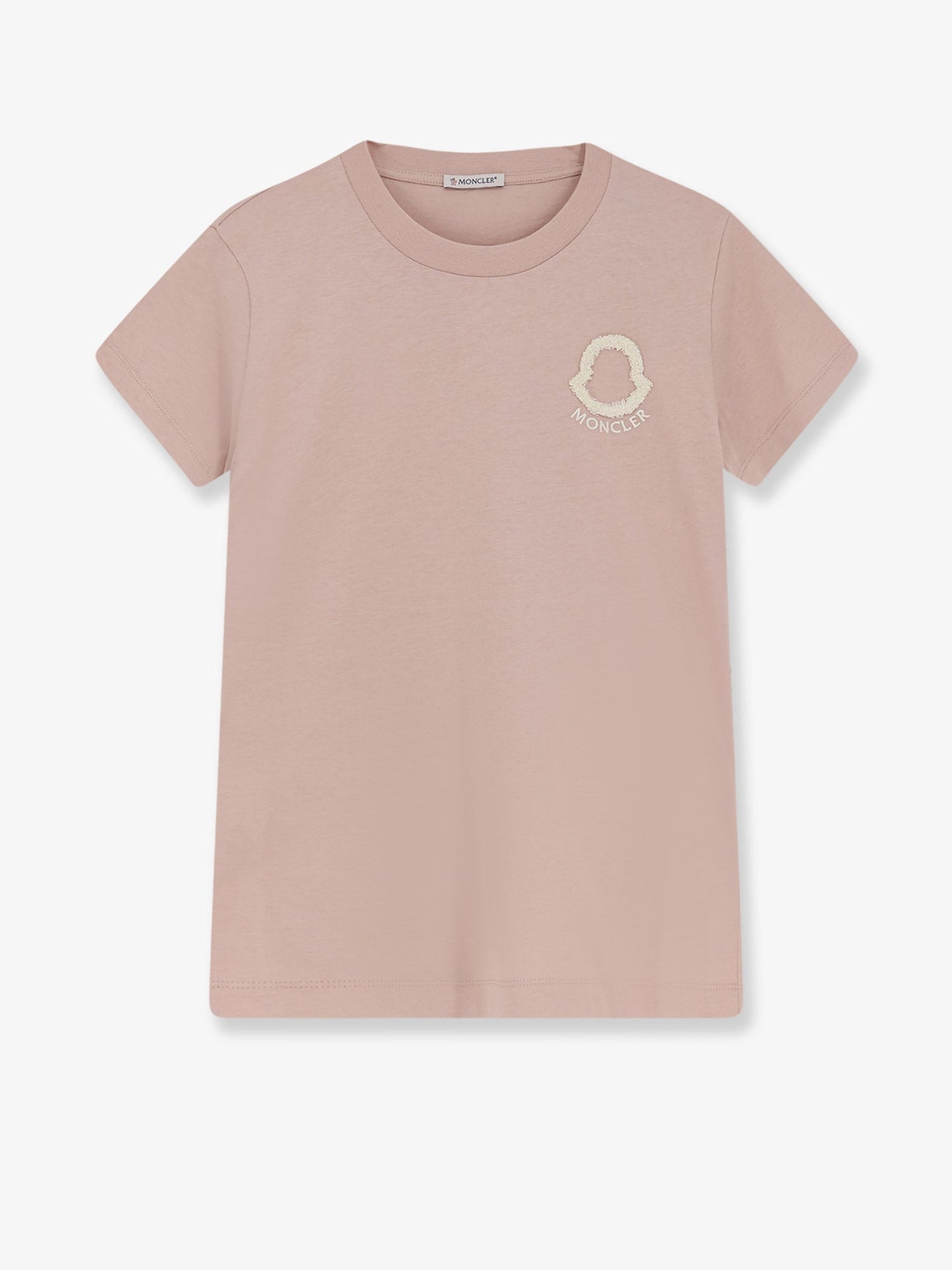 Moncler Women Cotton T-Shirt With Flocked Logo On The Front MONCLER