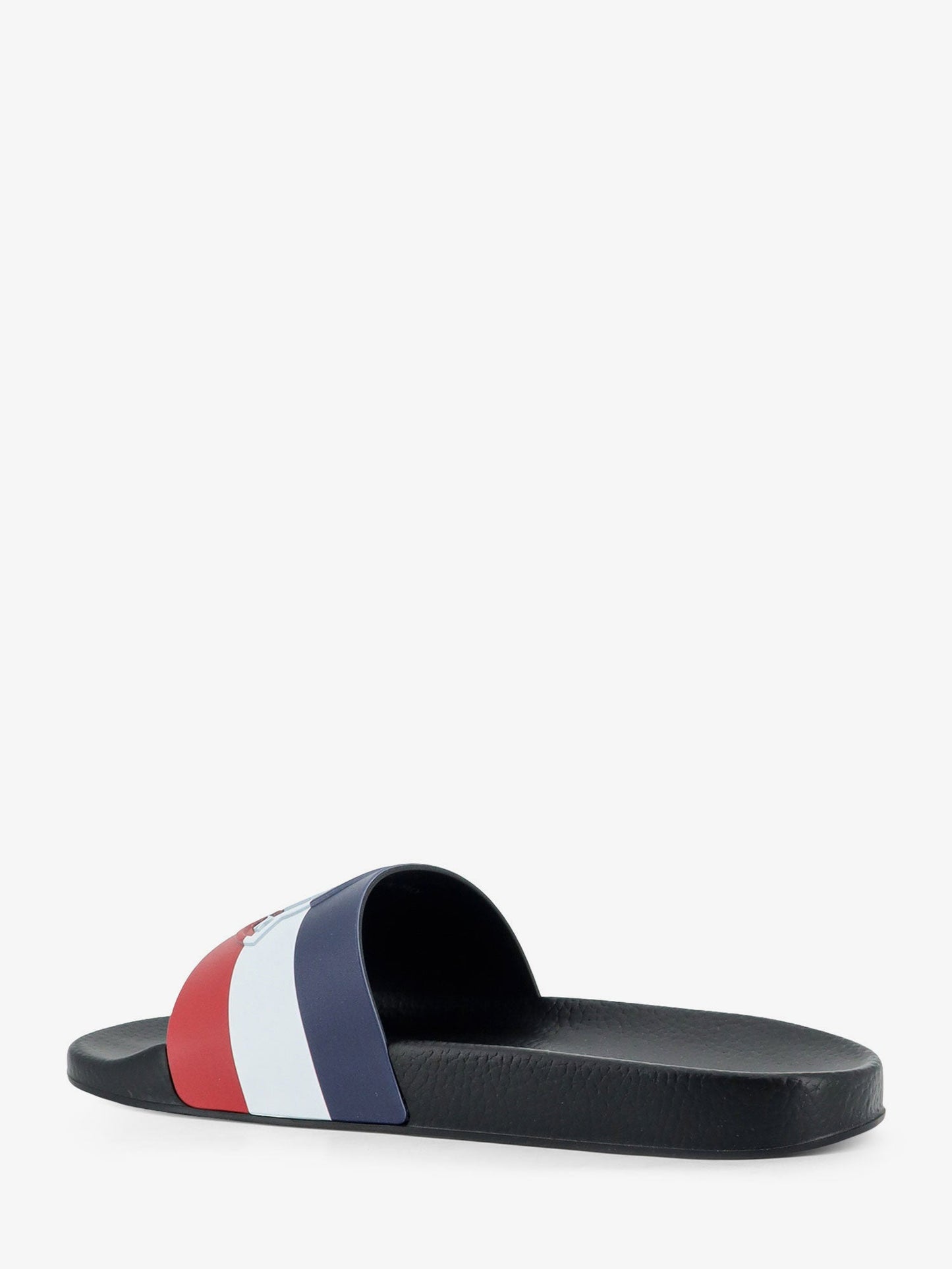 Moncler Men Basile Rubber Sandals With Front Logo Patch MONCLER