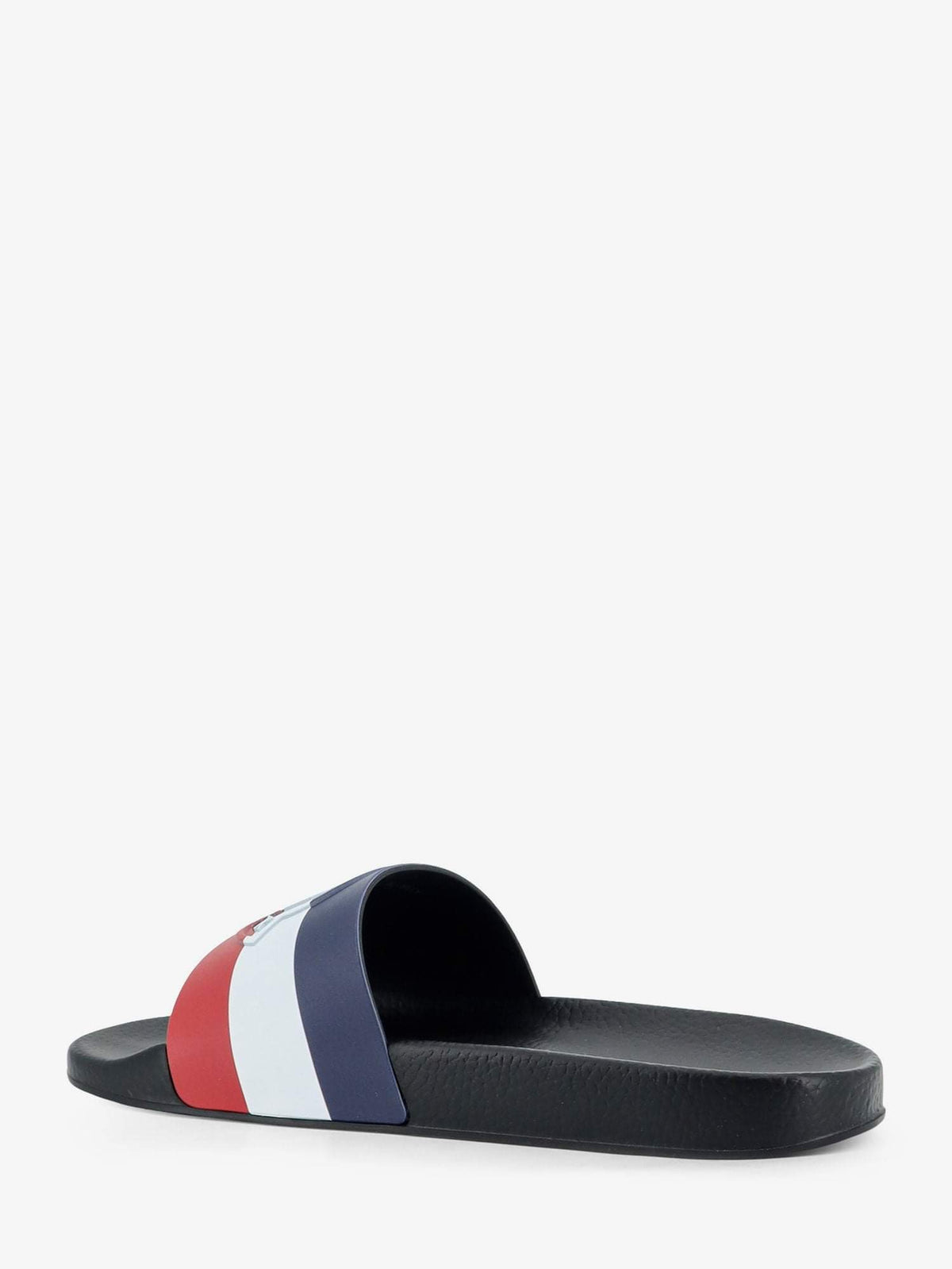 Moncler Men Basile Rubber Sandals With Front Logo Patch MONCLER