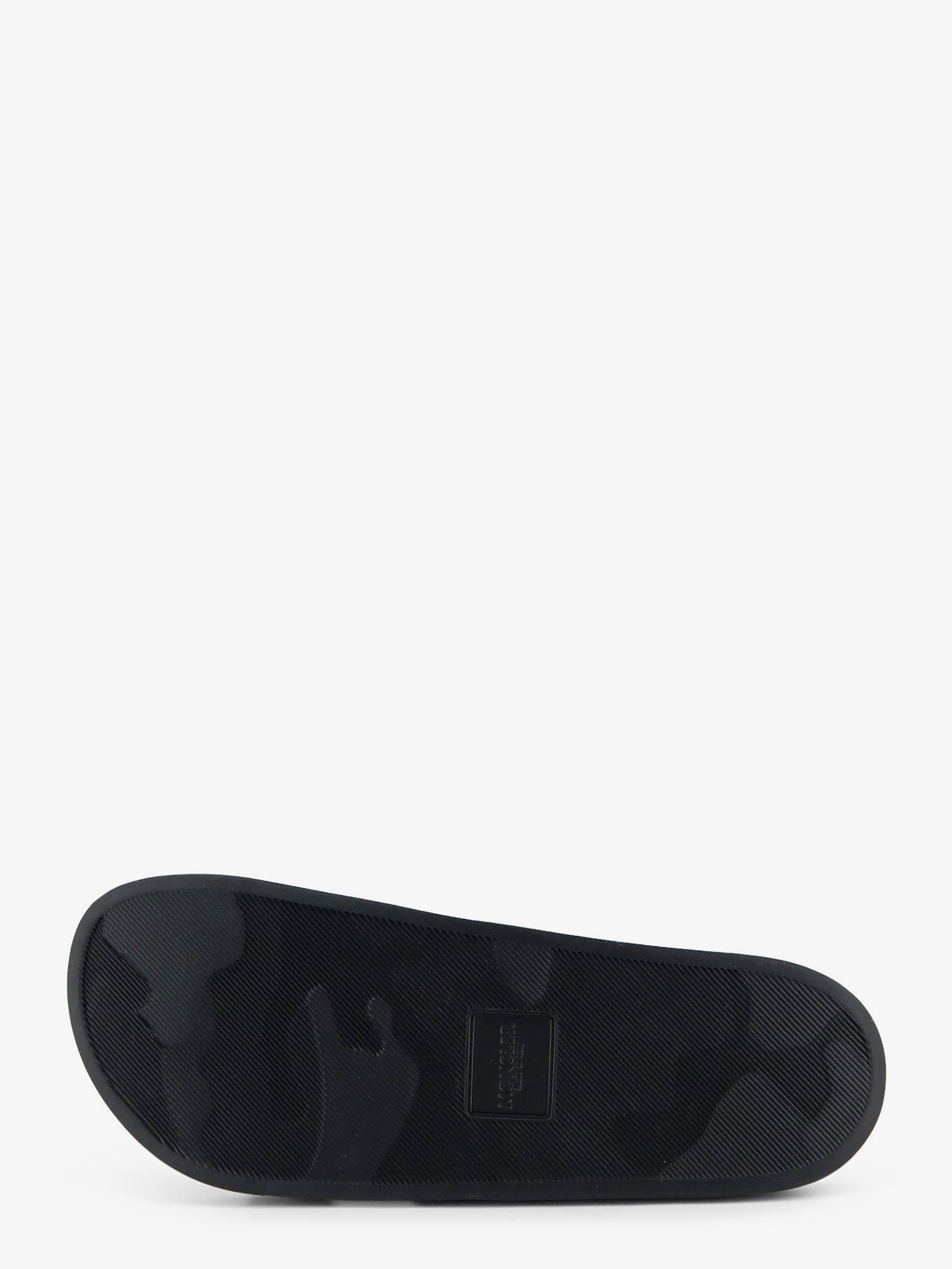 Moncler Men Basile Rubber Sandals With Front Logo Patch MONCLER