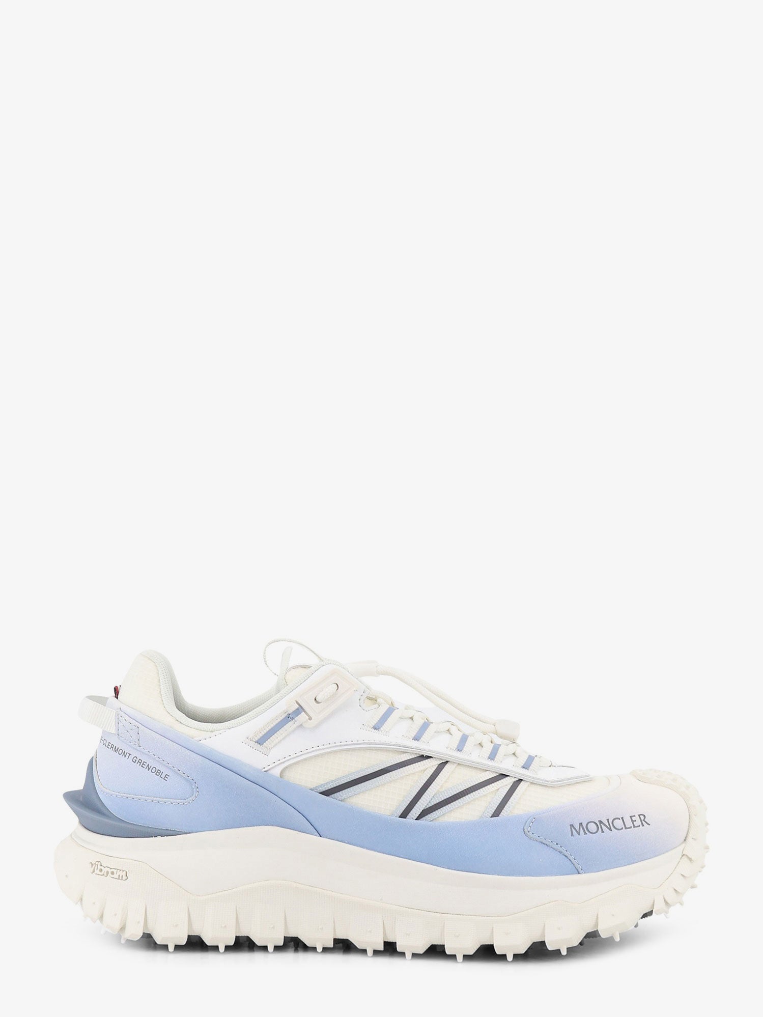 Moncler Men Trailgrip Sneakers In Technical Fabric And Mesh With Side Lettering Logo MONCLER