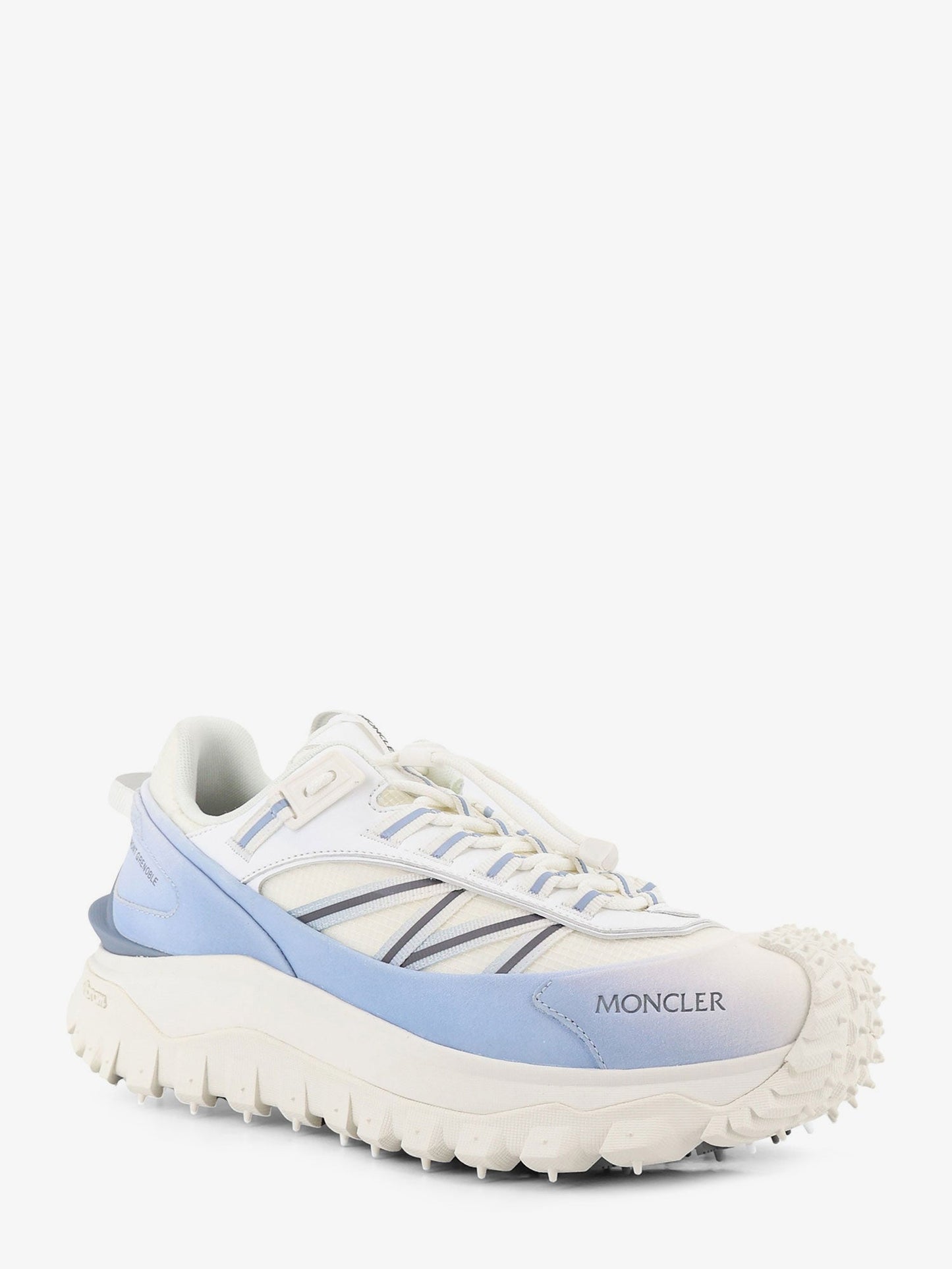 Moncler Men Trailgrip Sneakers In Technical Fabric And Mesh With Side Lettering Logo MONCLER