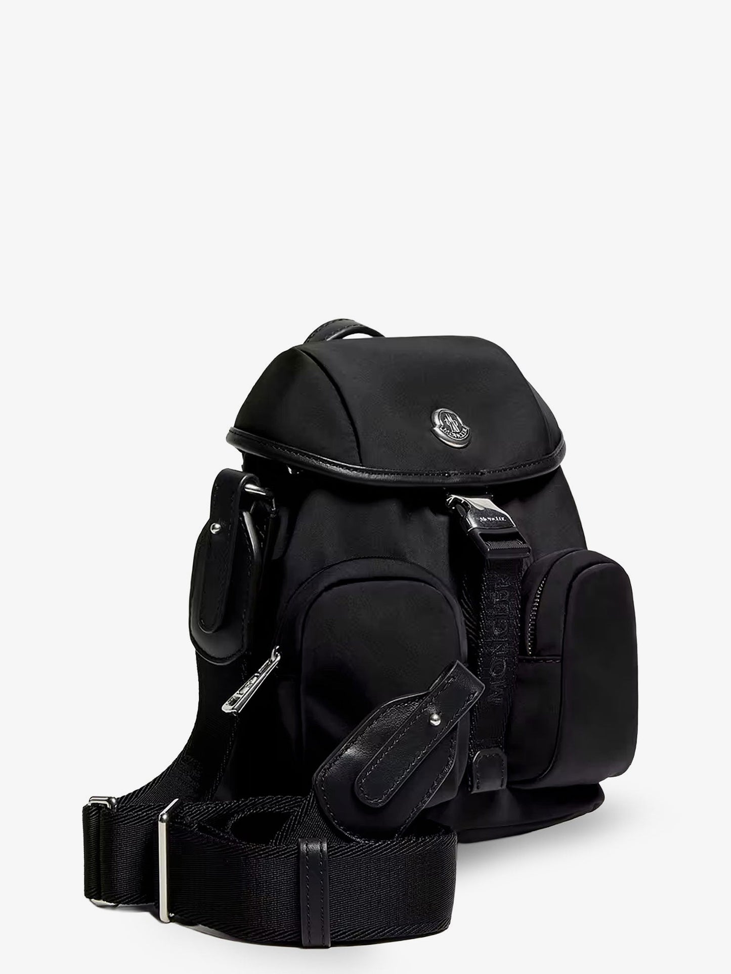 Moncler Women Trick Nylon Crossbody Bag With Logo Patch On The Front MONCLER