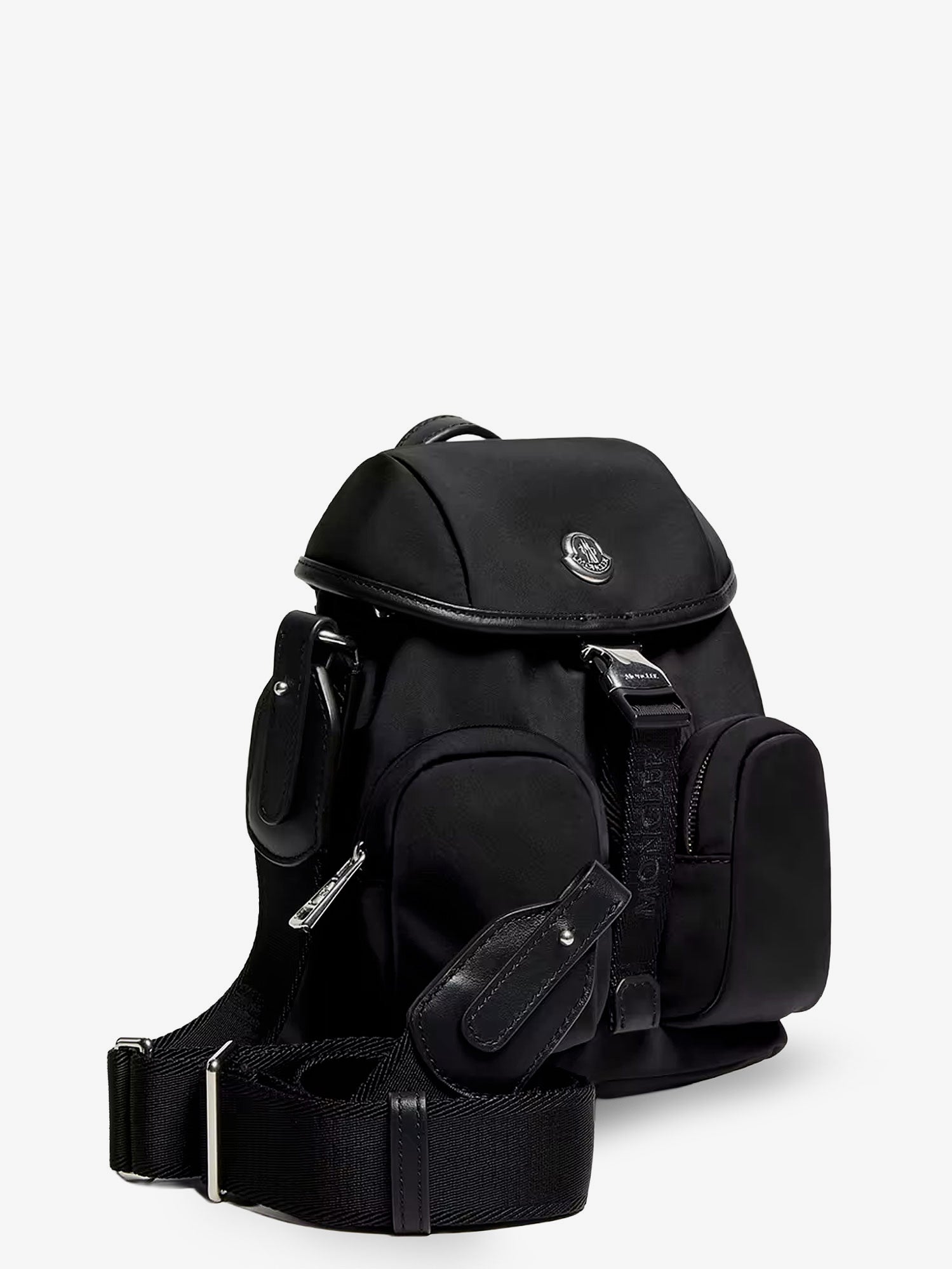 Moncler Women Trick Nylon Crossbody Bag With Logo Patch On The Front MONCLER