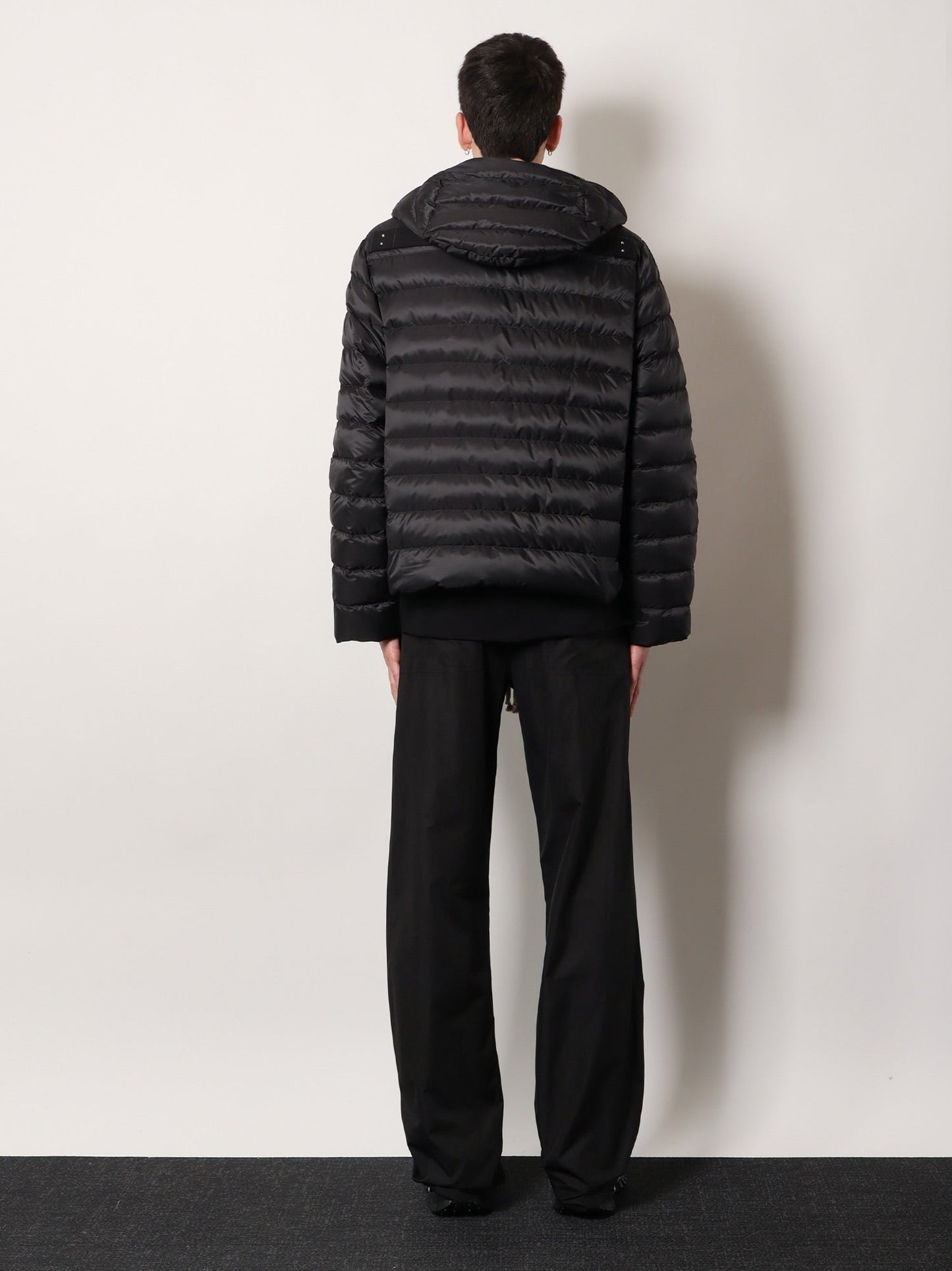 Moncler + Rick Owens Men Zip Lock Hooded Down Jacket MONCLER