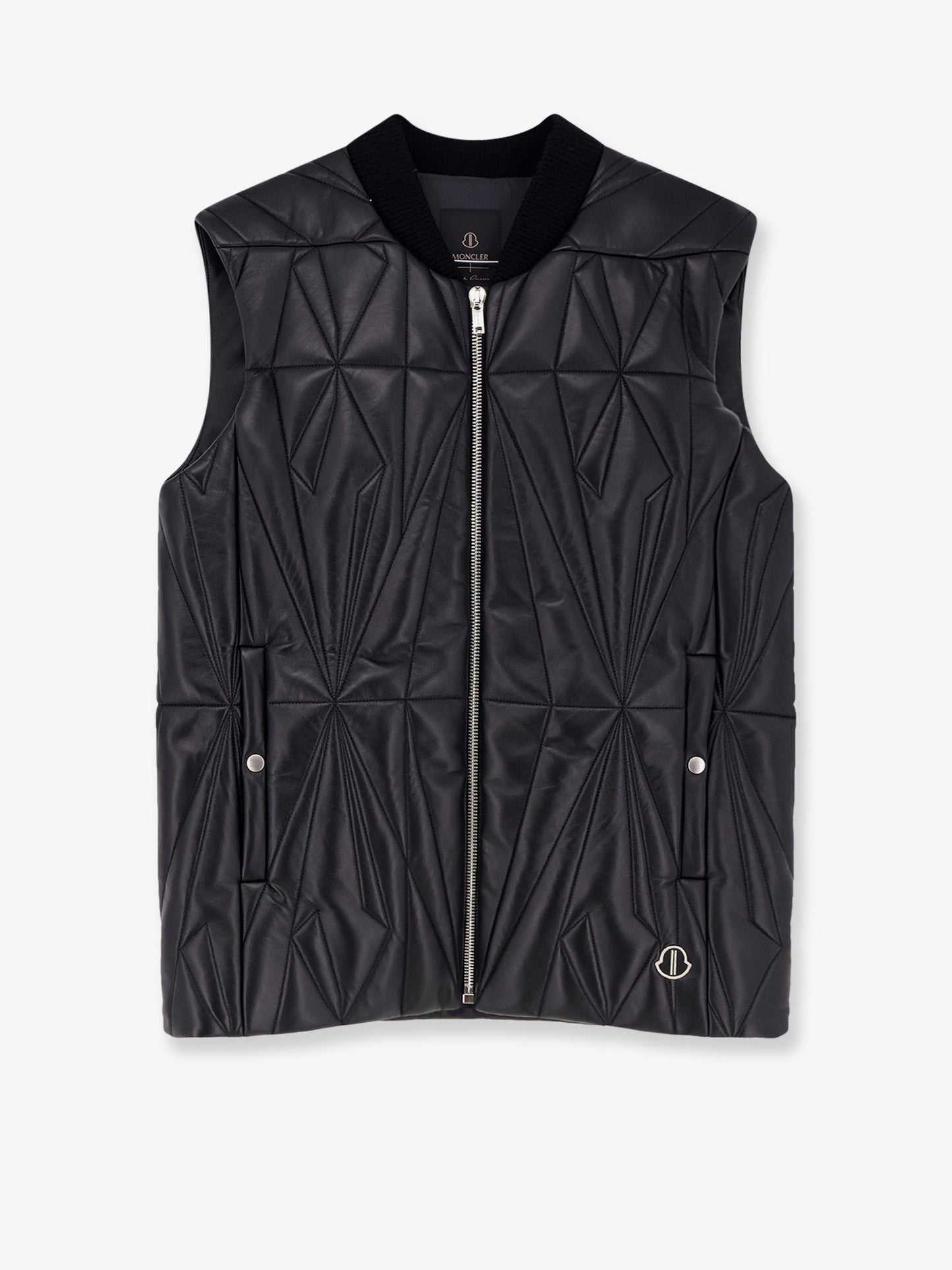 Moncler + Rick Owens Men Geocamo Flight Leather Vest MONCLER