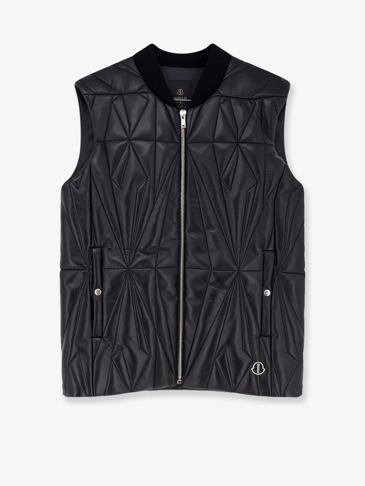Moncler + Rick Owens Men Geocamo Flight Leather Vest MONCLER
