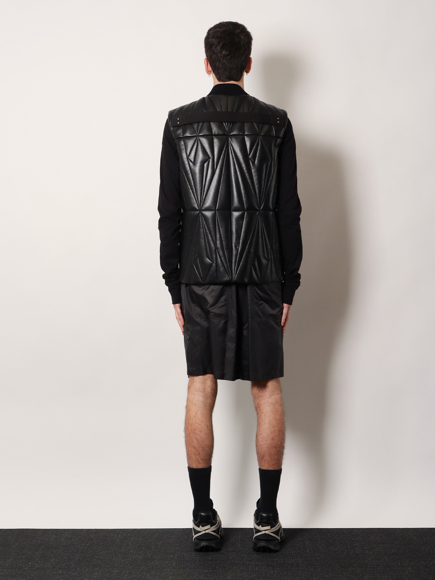 Moncler + Rick Owens Men Geocamo Flight Leather Vest MONCLER