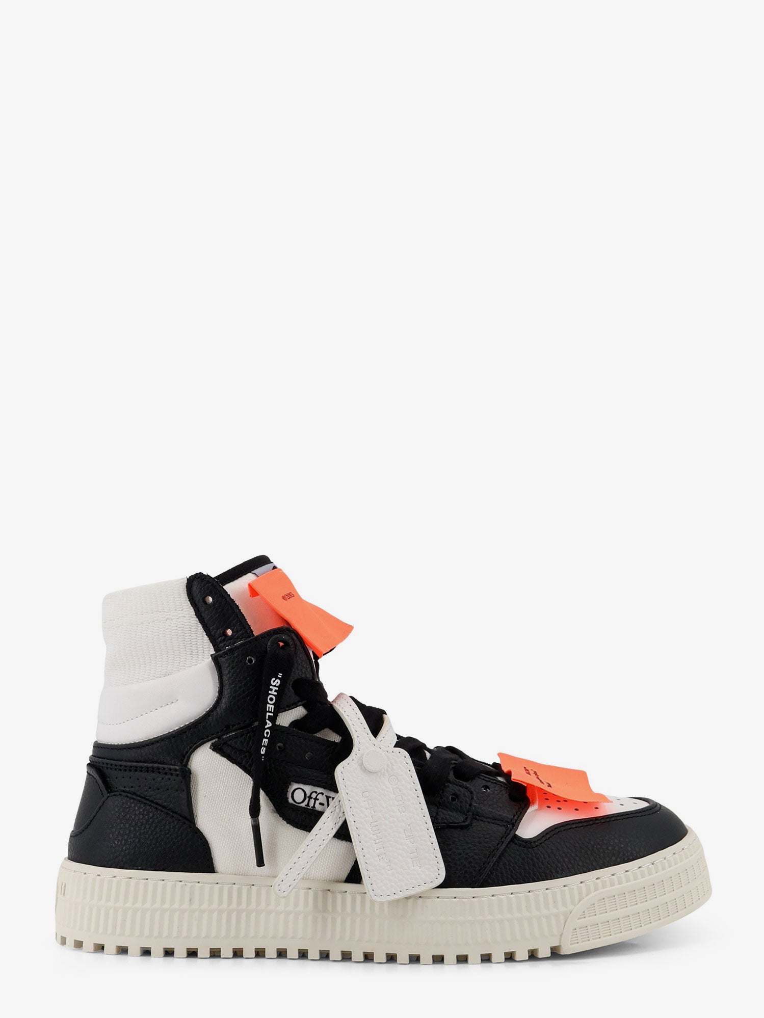 Off White Men 3.0 Court High Top Leather Sneakers OFF-WHITE