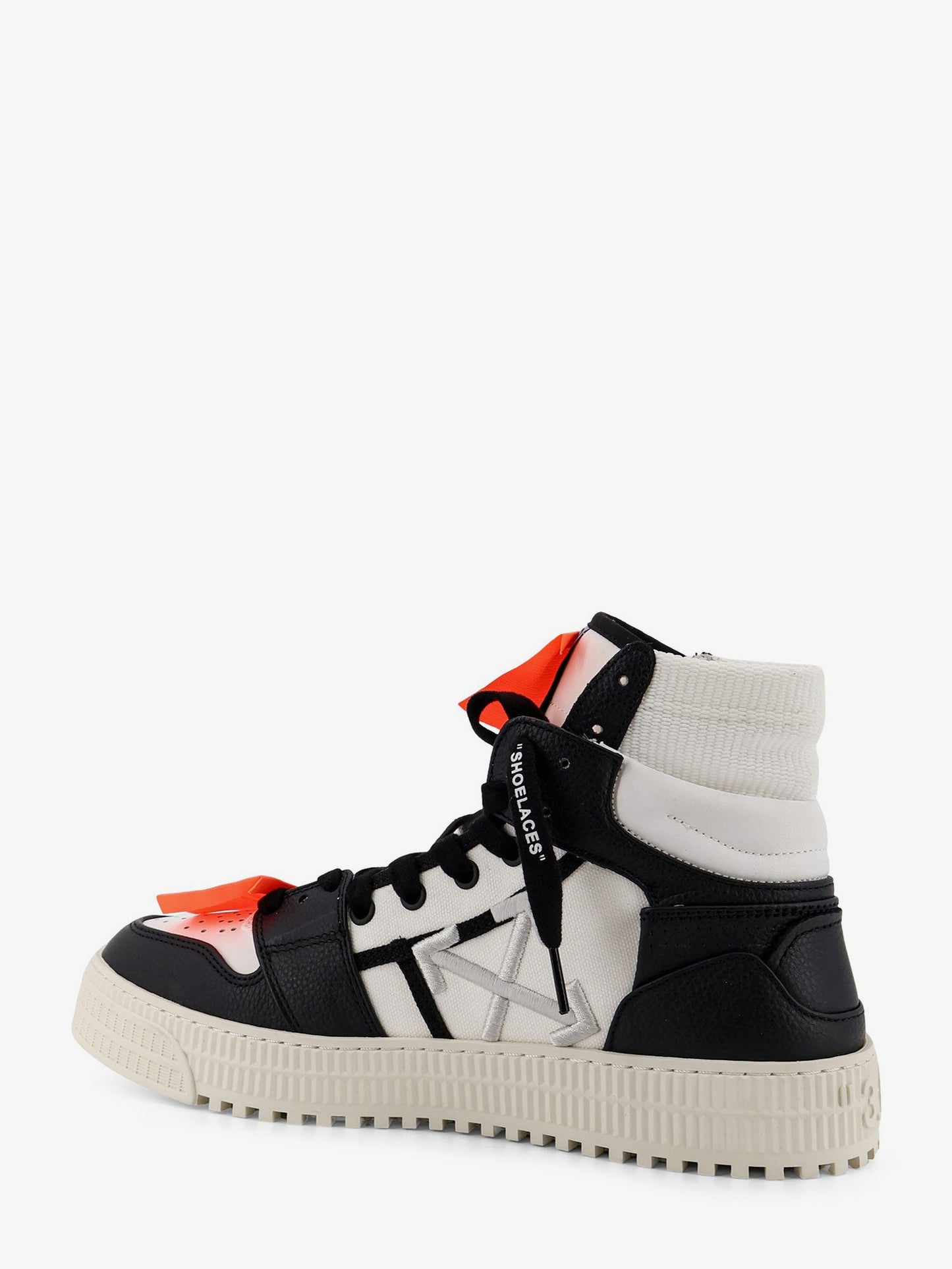 Off White Men 3.0 Court High Top Leather Sneakers OFF-WHITE