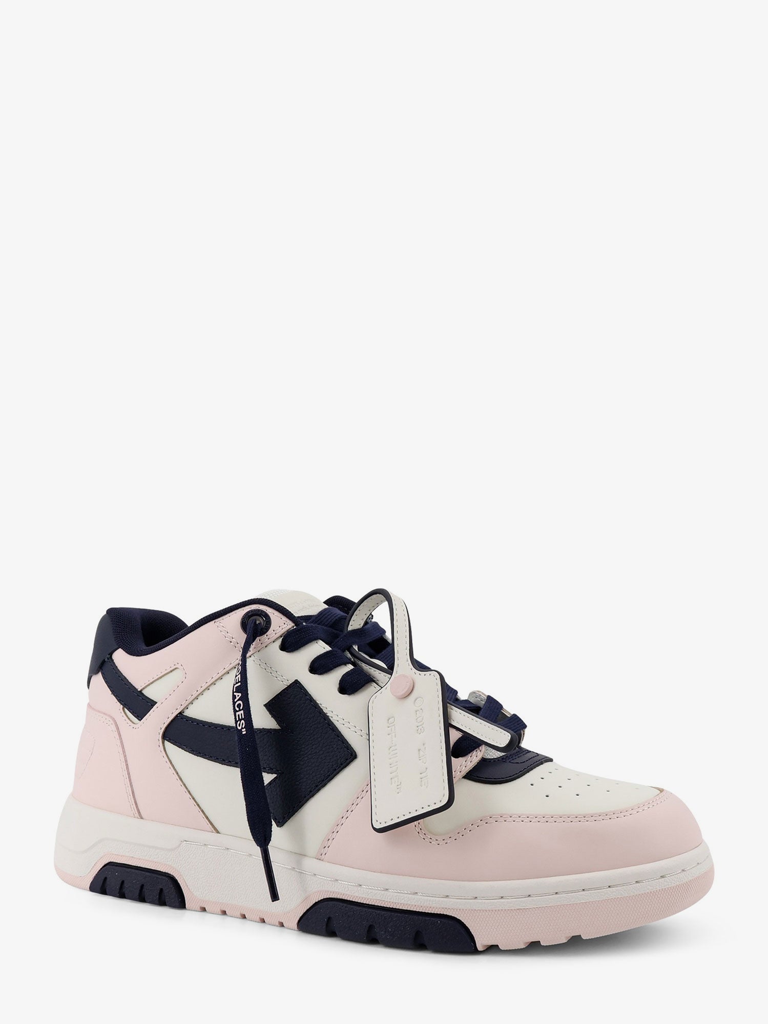Off White Men Out Of Office Leather Sneakers With Iconic Logo On The Side OFF-WHITE