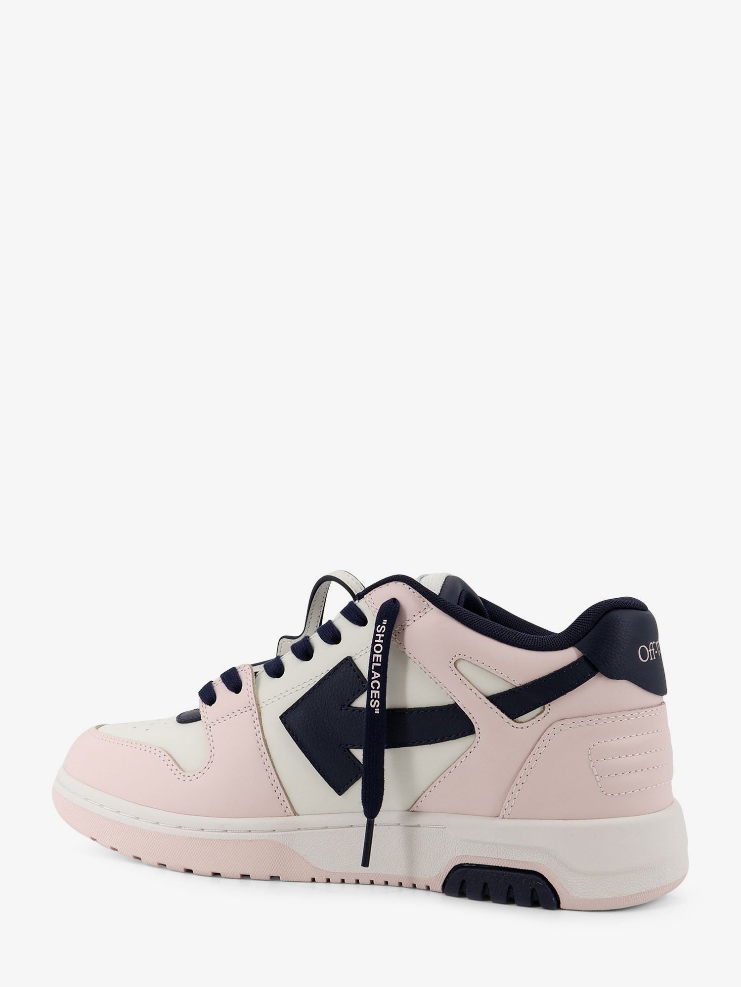 Off White Men Out Of Office Leather Sneakers With Iconic Logo On The Side OFF-WHITE