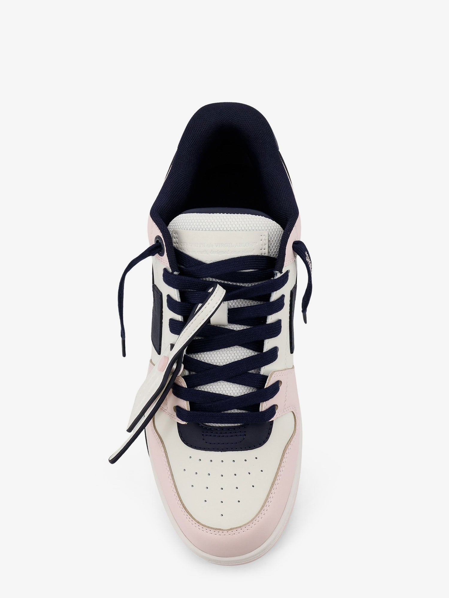Off White Men Out Of Office Leather Sneakers With Iconic Logo On The Side OFF-WHITE