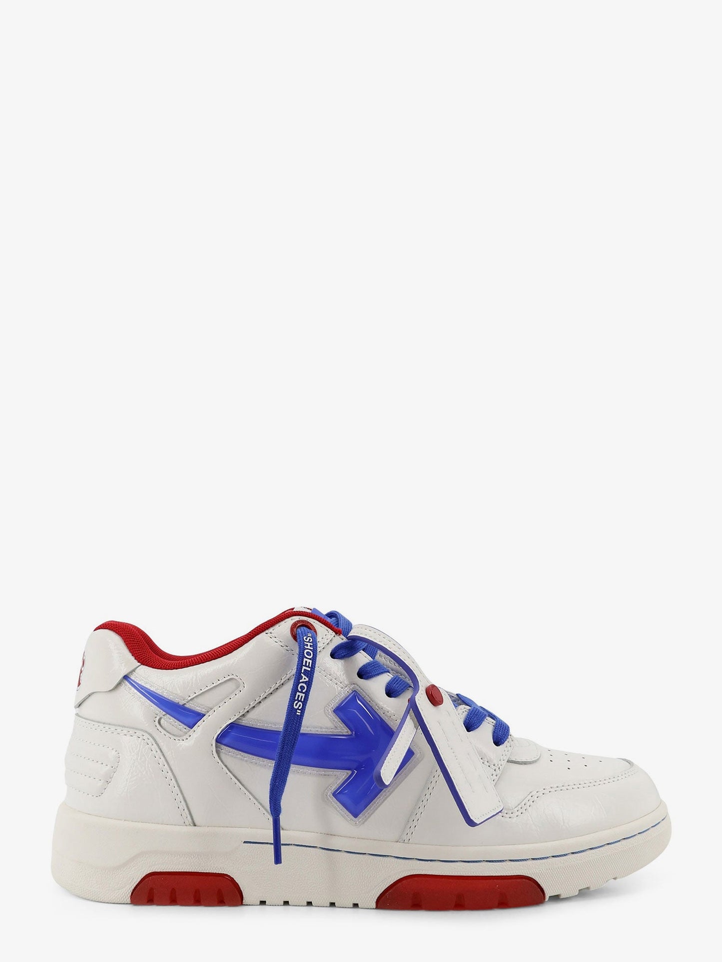 Off White Men Out Of Office Bubble Arrow Leather Sneakers OFF-WHITE