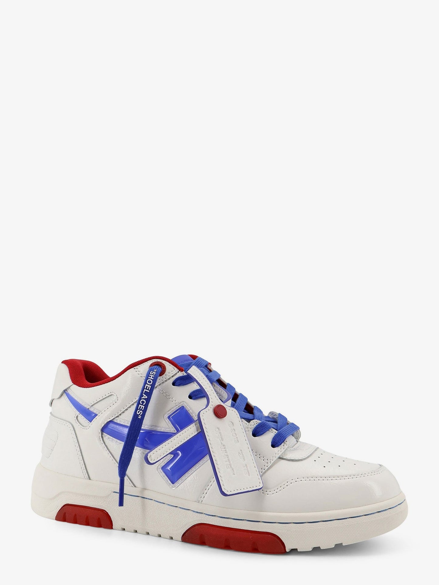 Off White Men Out Of Office Bubble Arrow Leather Sneakers OFF-WHITE