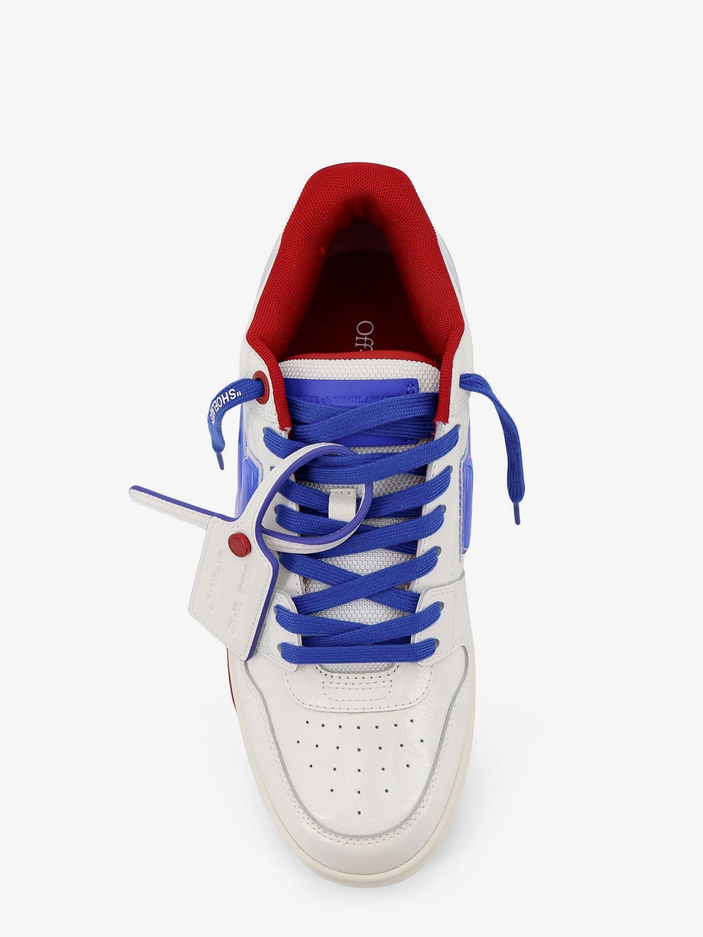 Off White Men Out Of Office Bubble Arrow Leather Sneakers OFF-WHITE