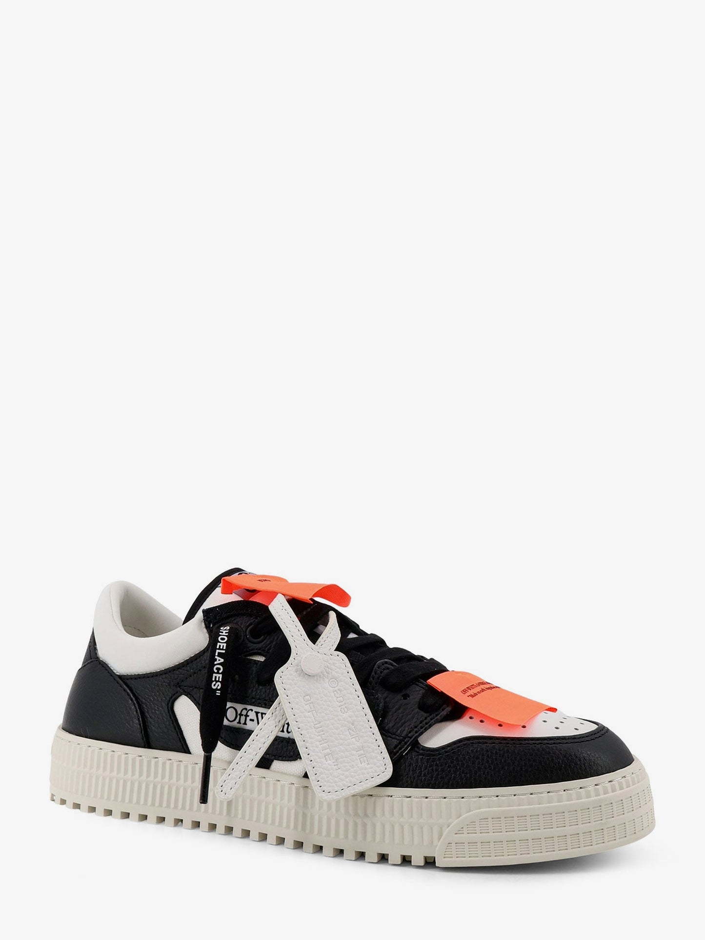 Off White Men 3.0 Court Low Top Leather Sneakers OFF-WHITE