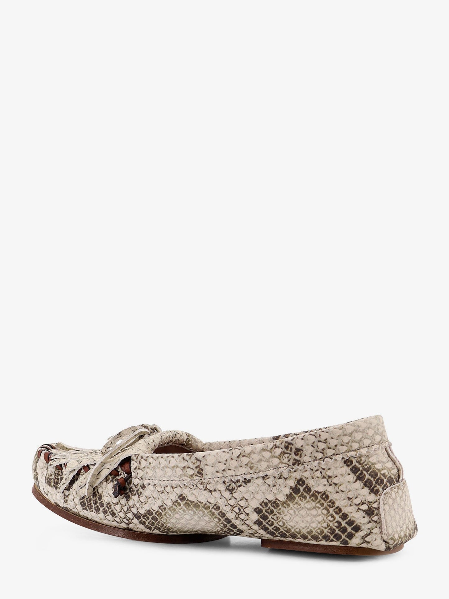 Paris Texas Women Indiana Leather Loafers With Croco Print PARIS TEXAS