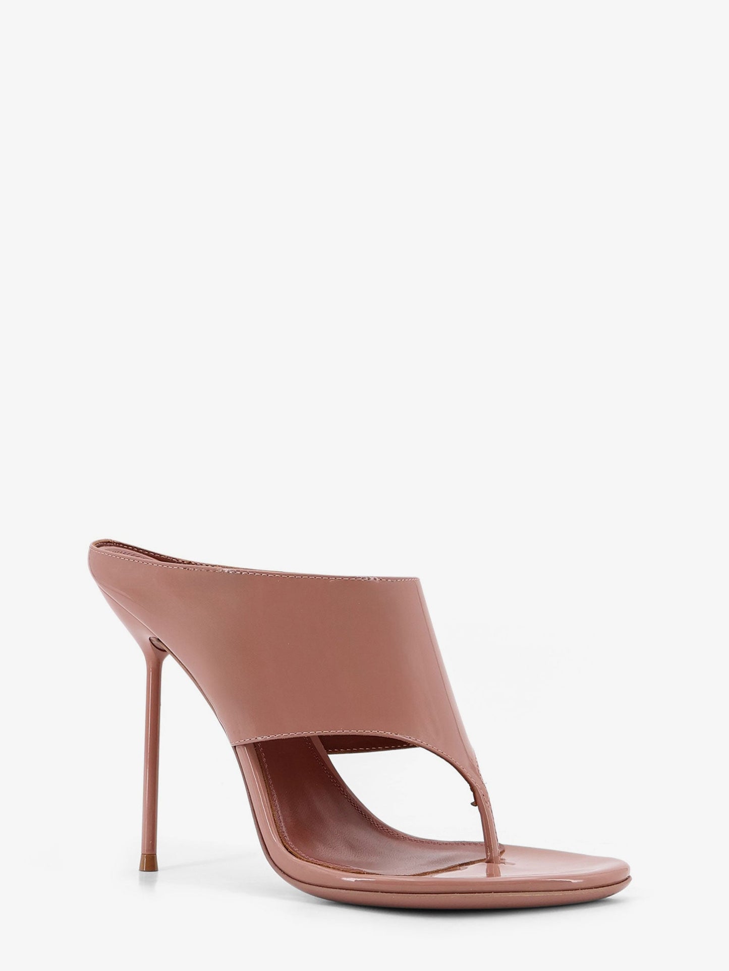 Paris Texas Women Lidia Thong Patent Leather Sandals PARIS TEXAS