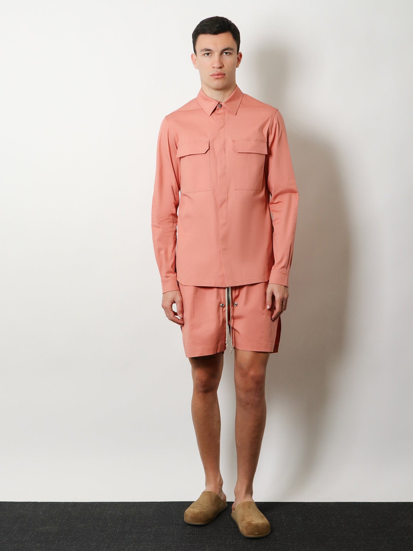 Rick Owens Men Organic Cotton Shirt RICK OWENS