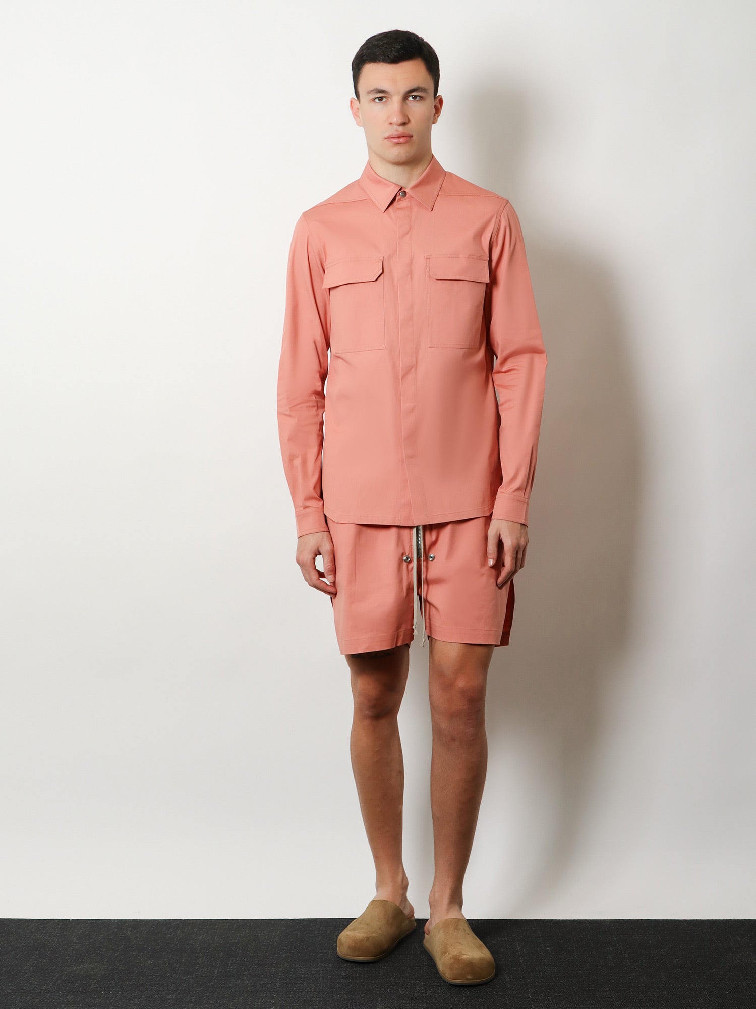 Rick Owens Men Organic Cotton Shirt RICK OWENS