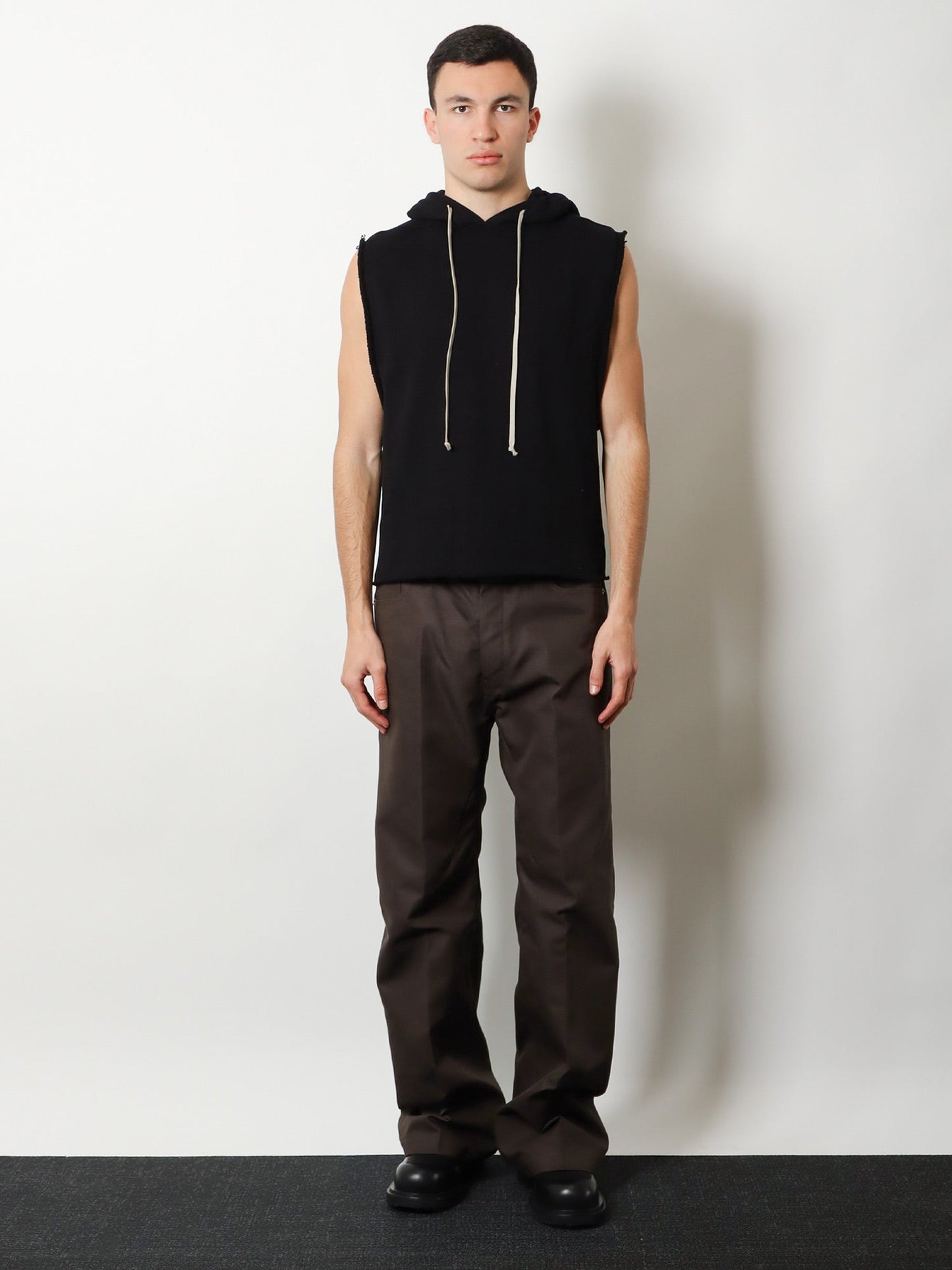 Rick Owens Men Geth Recycled Material Trousers RICK OWENS