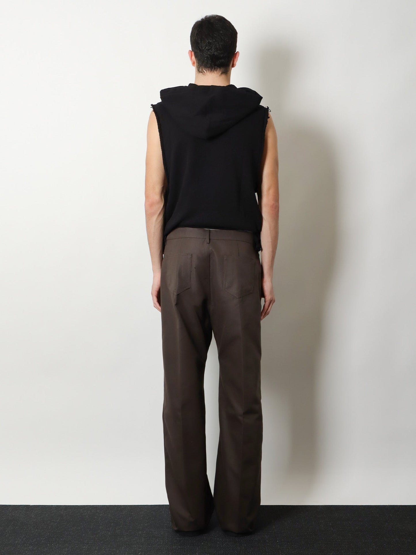 Rick Owens Men Geth Recycled Material Trousers RICK OWENS