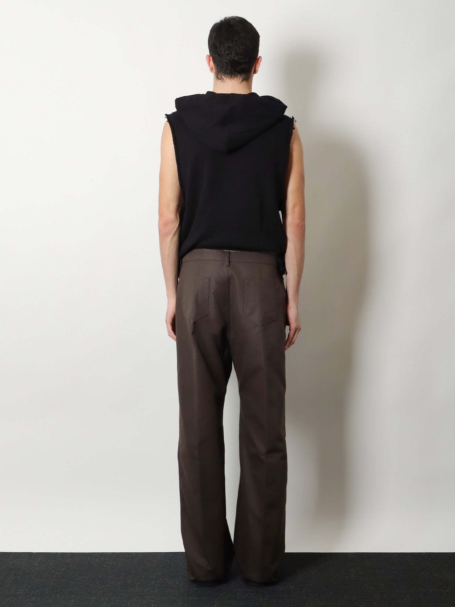Rick Owens Men Geth Recycled Material Trousers RICK OWENS