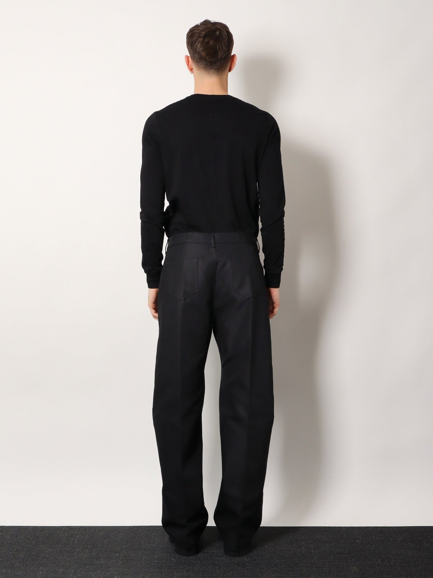 Rick Owens Men Geth Certified Cotton Blend Trousers RICK OWENS