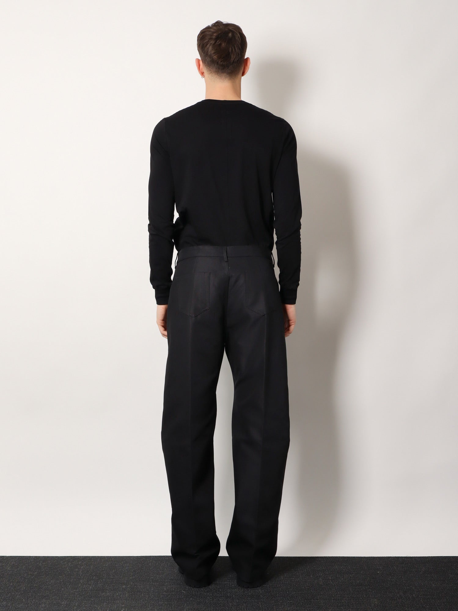 Rick Owens Men Geth Certified Cotton Blend Trousers RICK OWENS